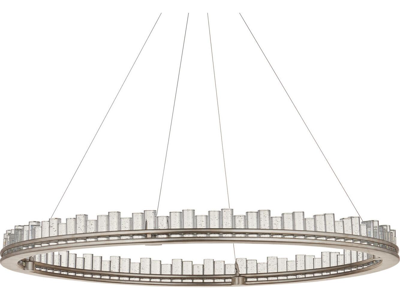 Currey & Company Pleiades 1-Light Silver Round Chandelier
