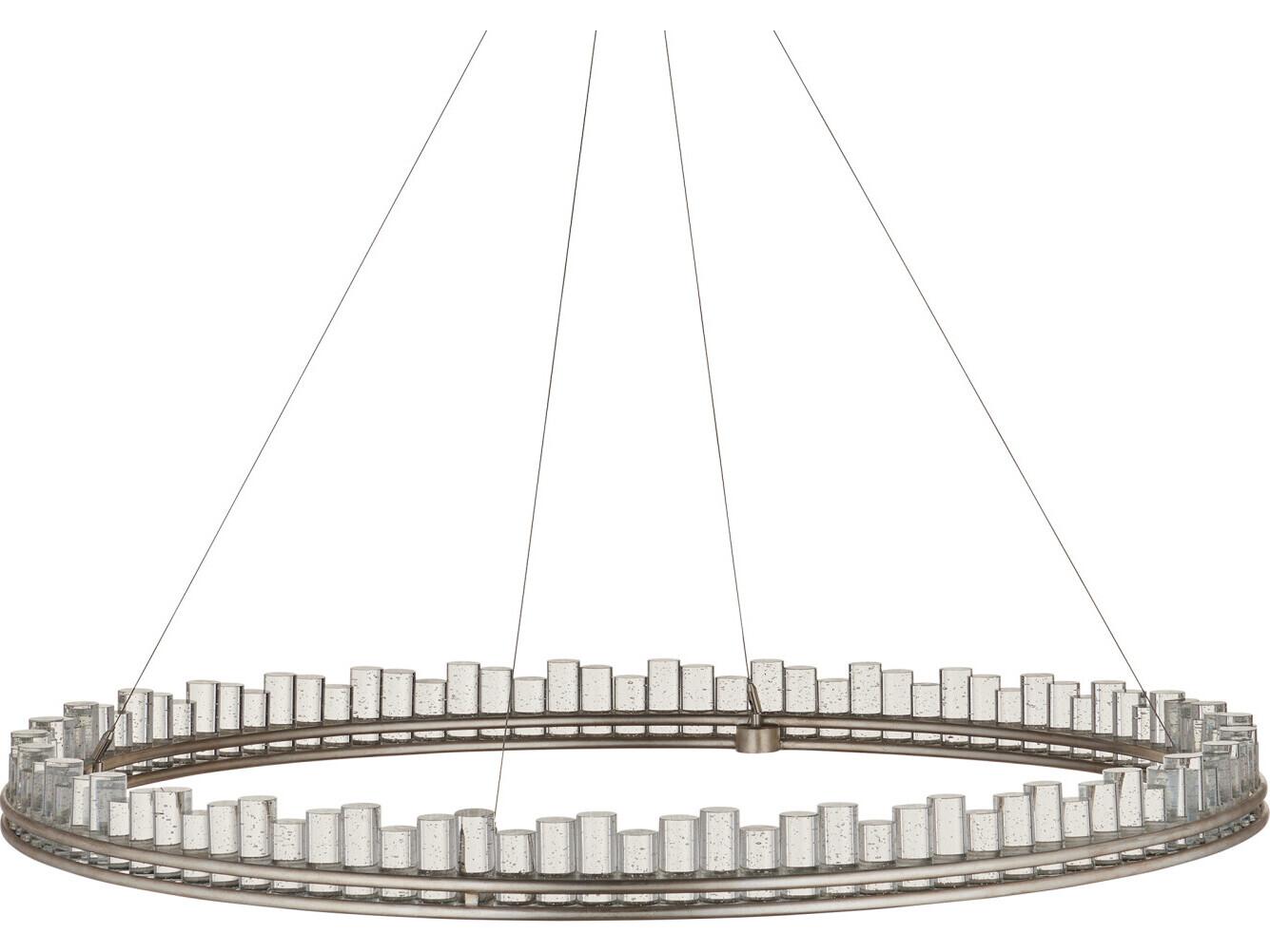 Currey & Company Pleiades 1-Light Silver Round Chandelier