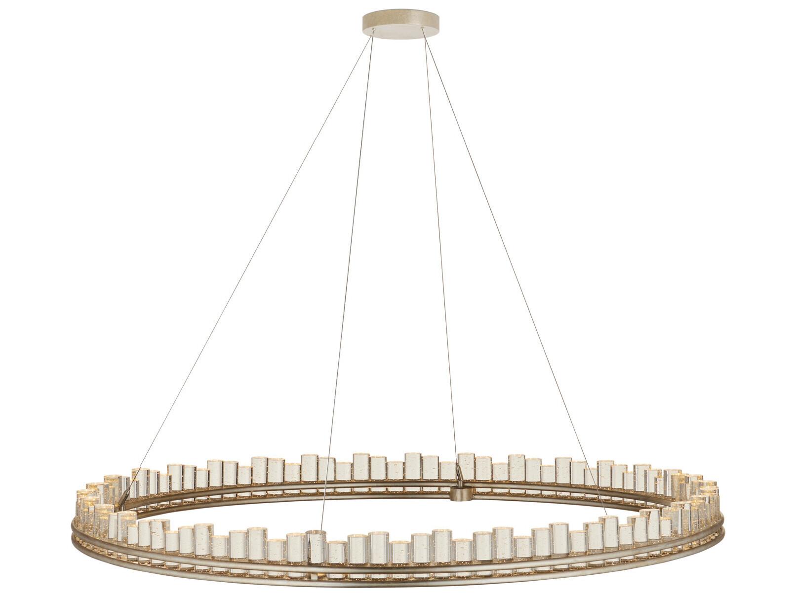 Currey & Company Pleiades 1-Light Silver Round Chandelier