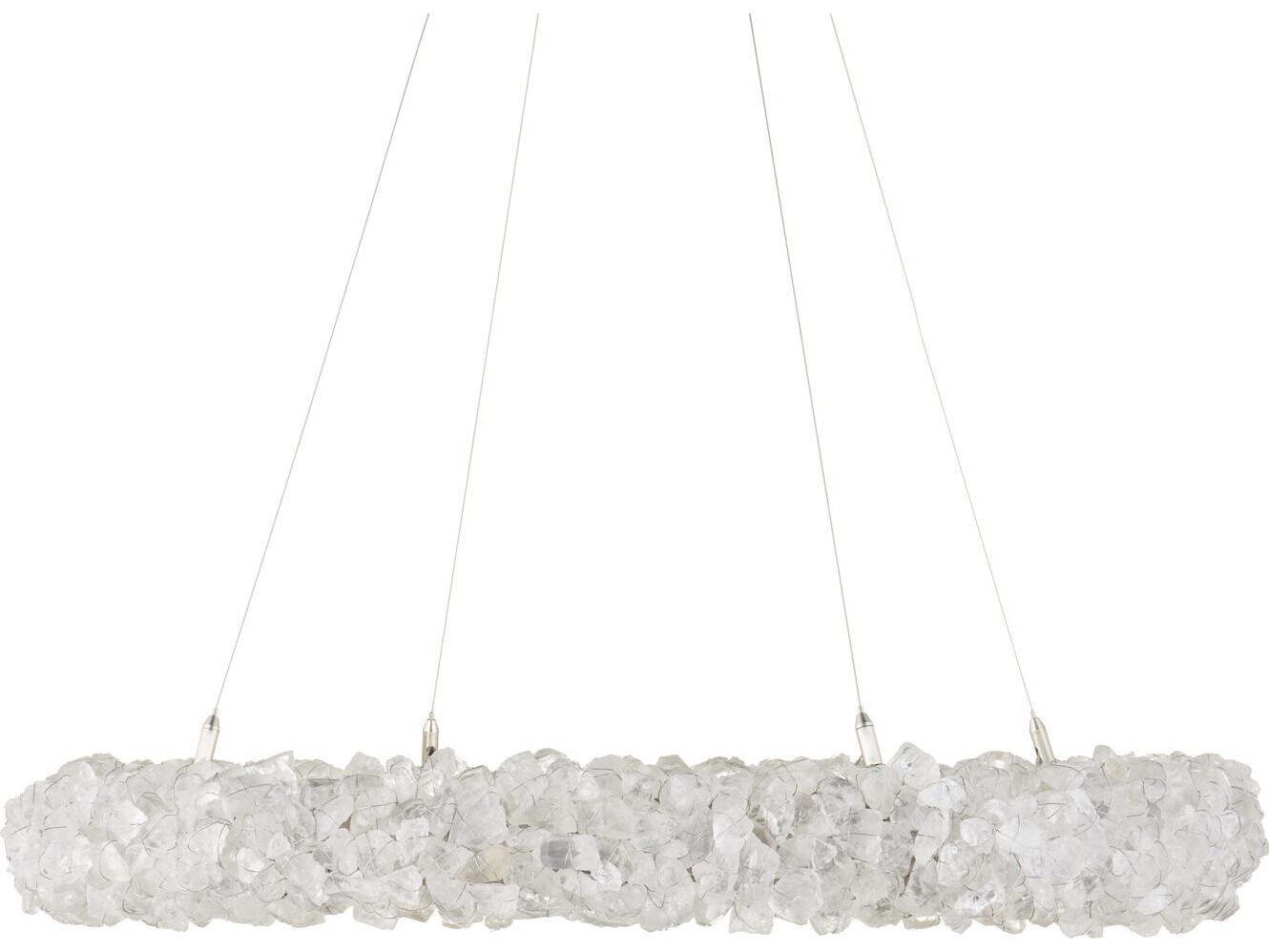 Currey & Company Iconoclast 1-Light Silver Round Pendant