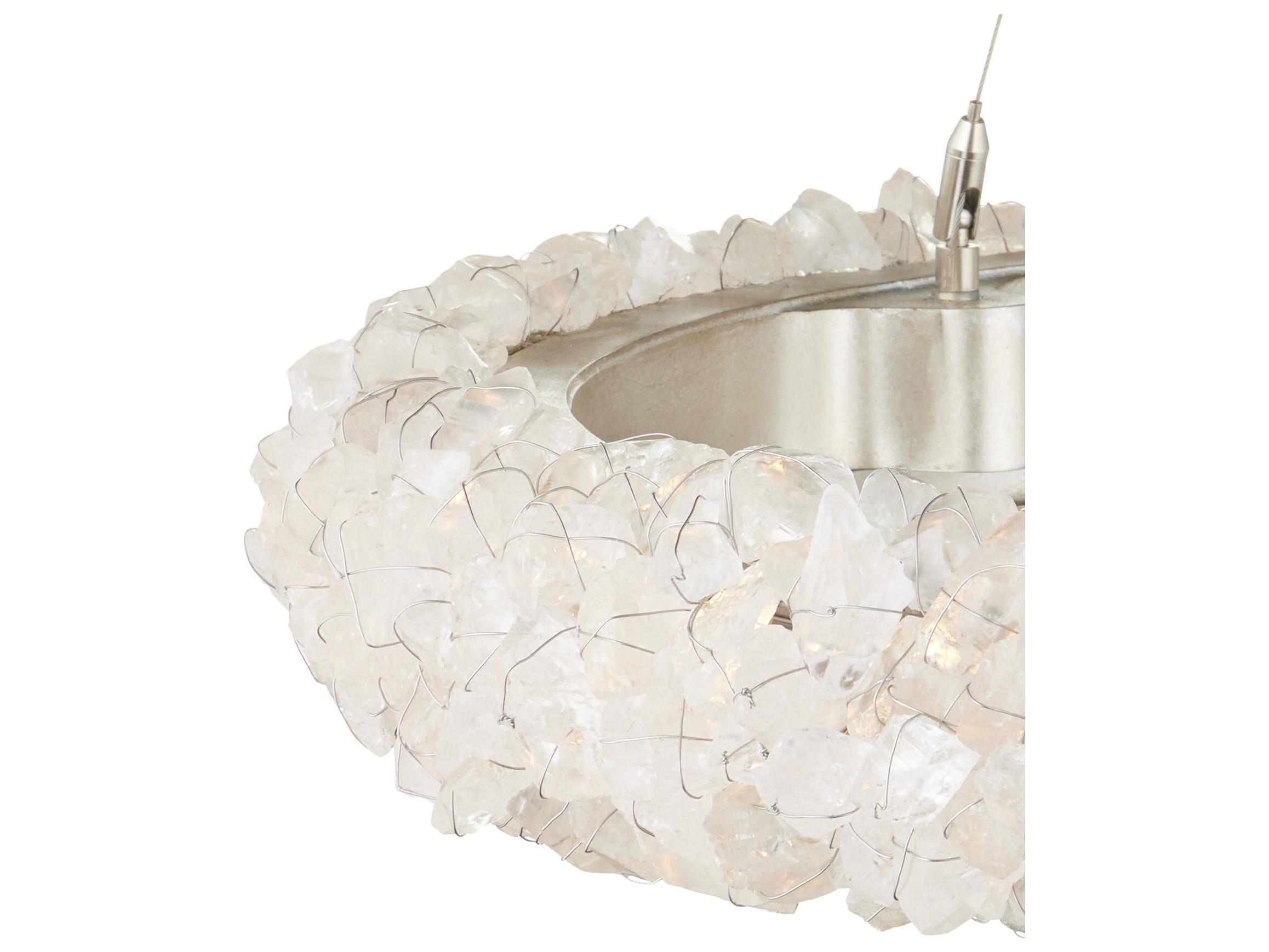 Currey & Company Iconoclast 1-Light Silver Round Pendant