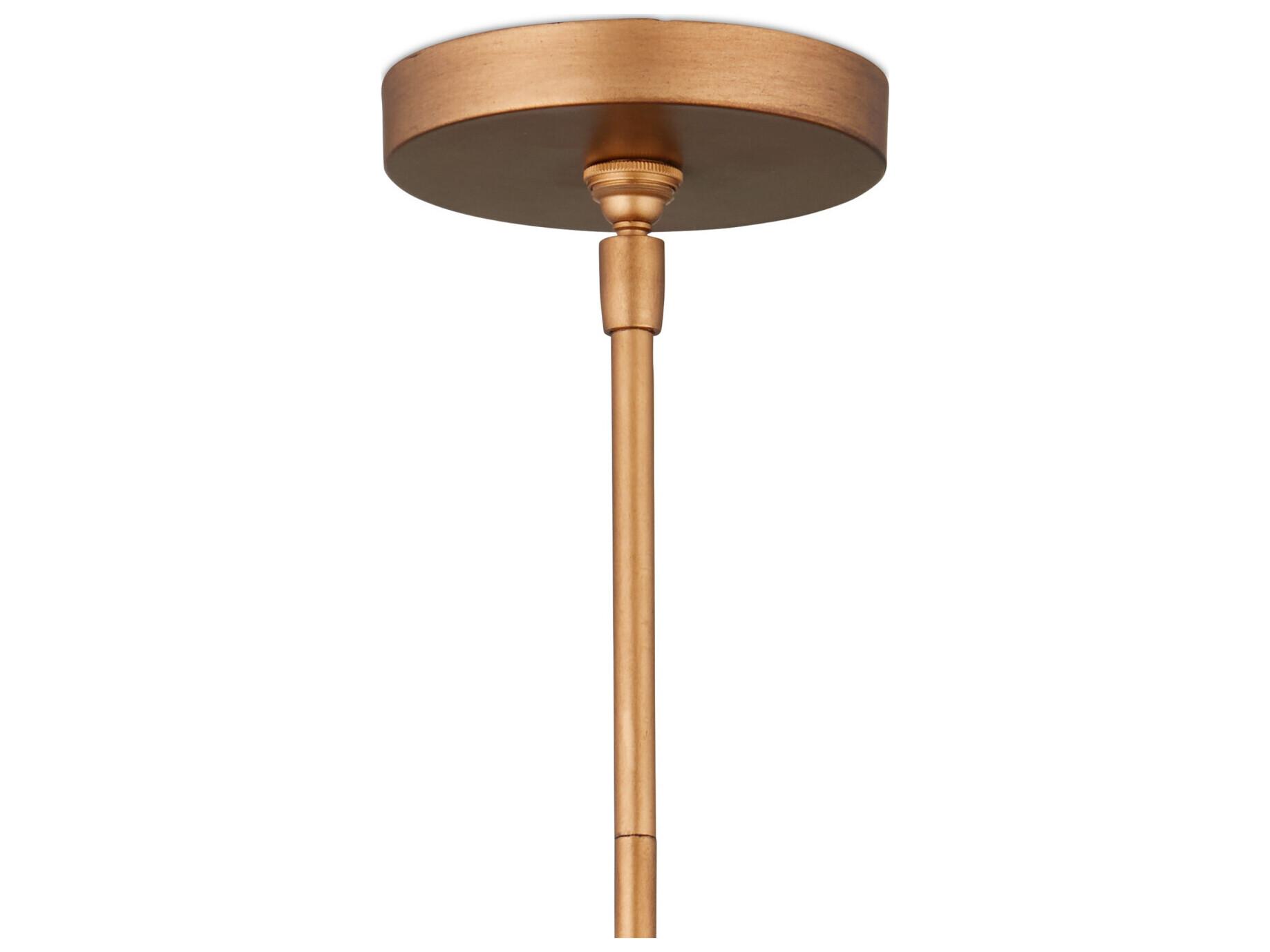 Currey & Company Midsummer 1-Light Brass Pendant