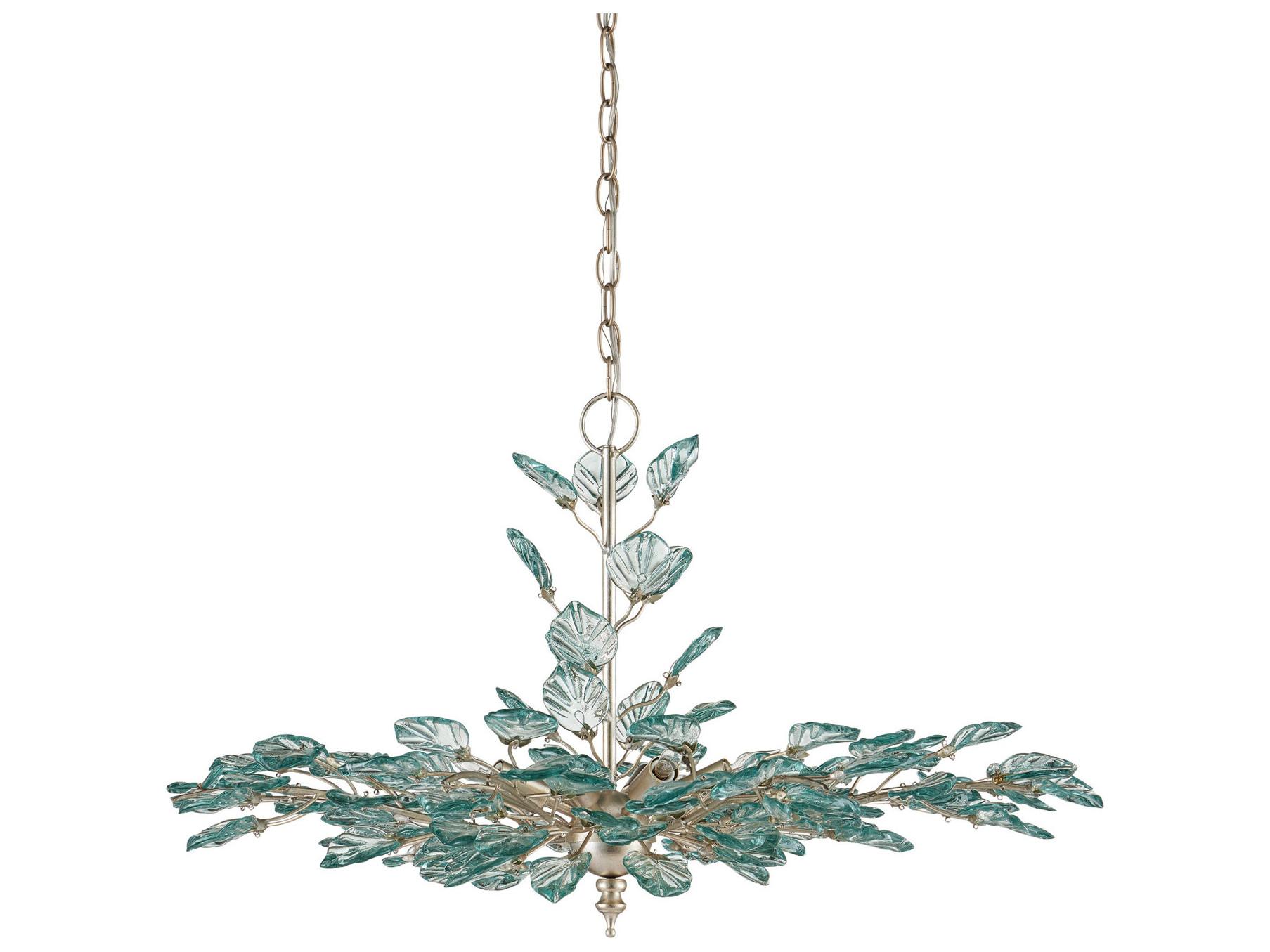 Currey & Company Baobab 8-Light Contemporary Silver Pendant