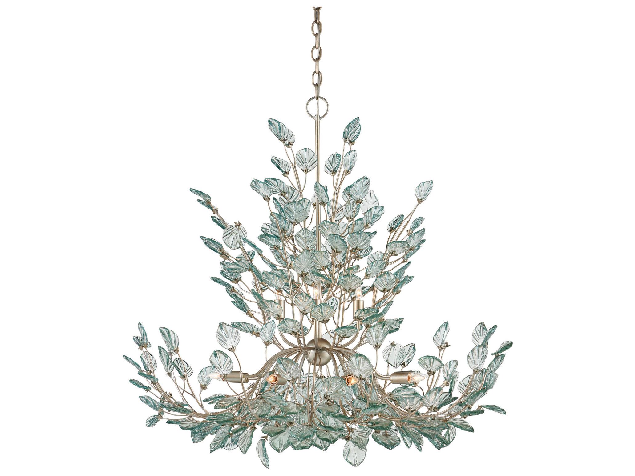 Currey & Company Baobab 12-Light Contemporary Silver Pendant