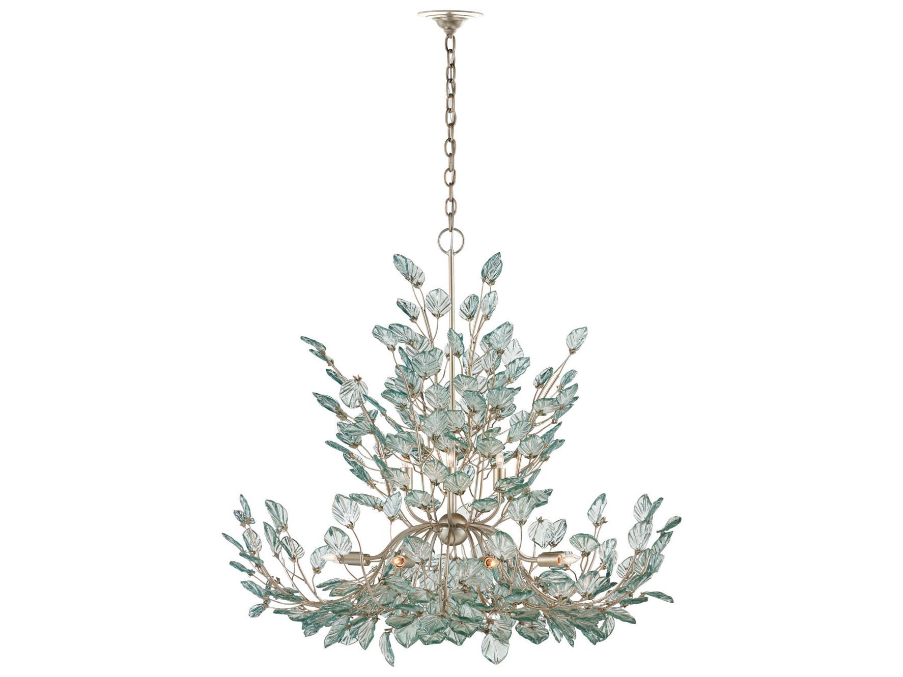 Currey & Company Baobab 12-Light Contemporary Silver Pendant