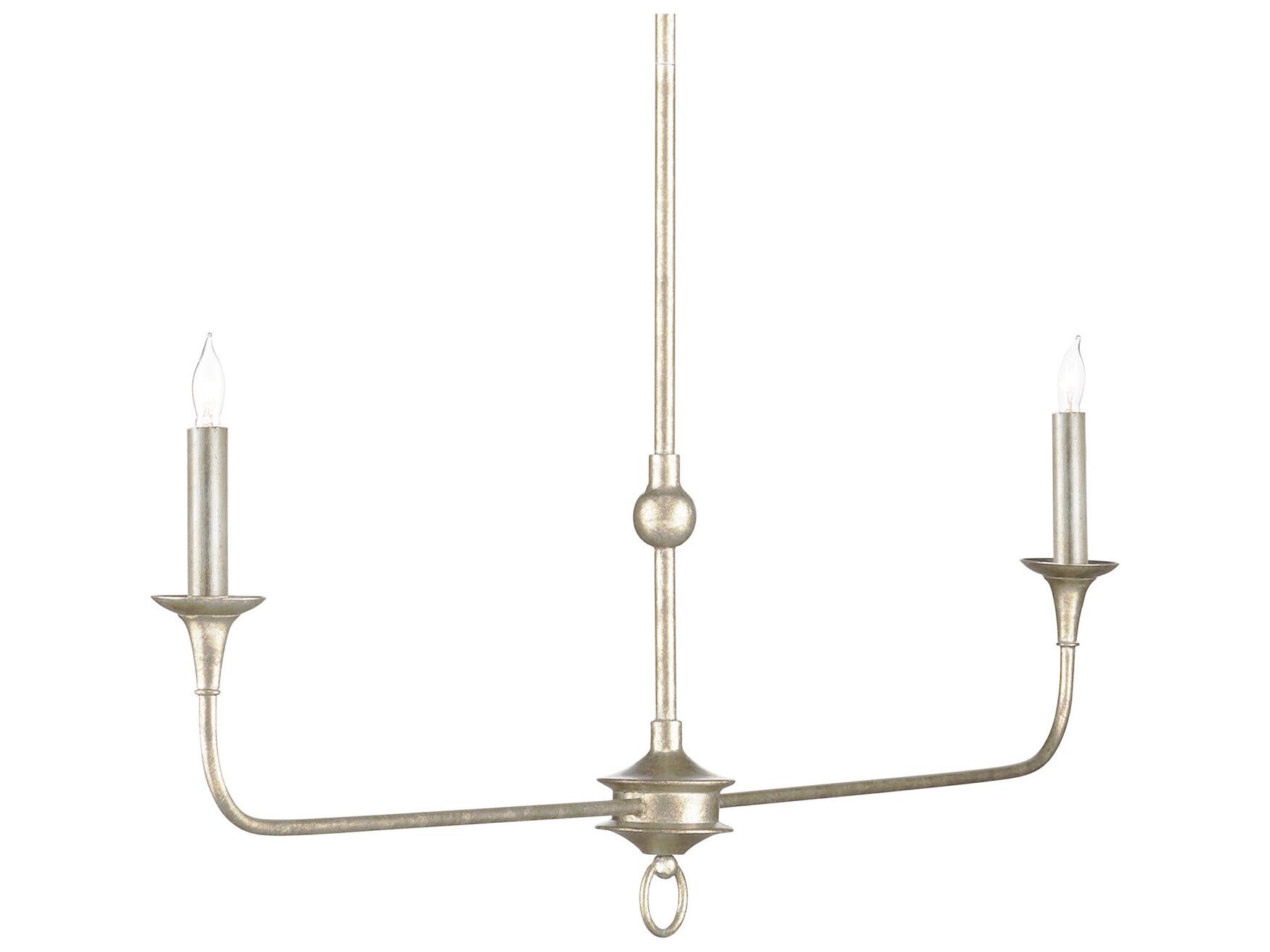 Currey & Company Nottaway 2-Light Champagne Island Pendant