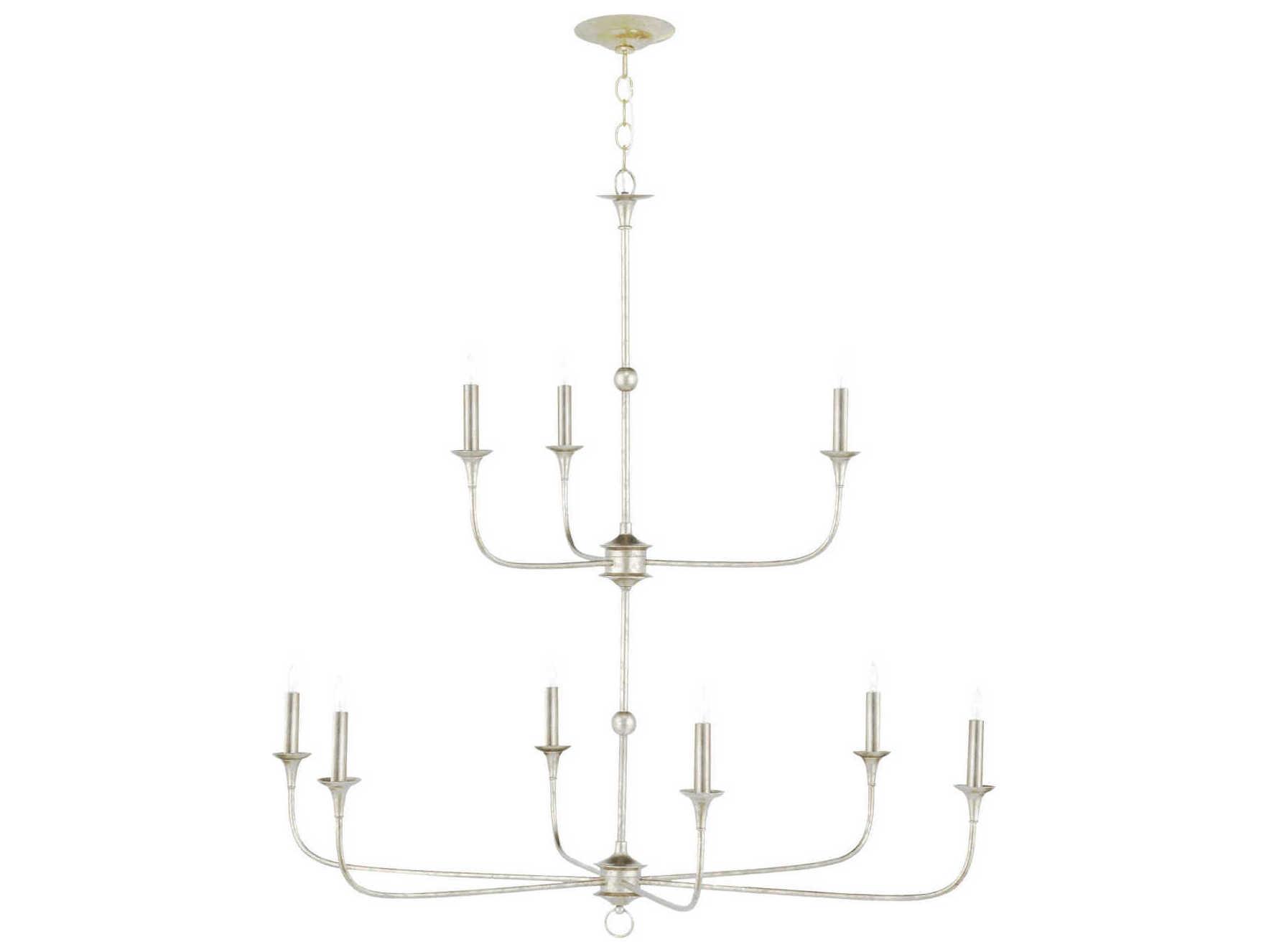 Currey & Company Nottaway 9-Light Champagne Chandelier