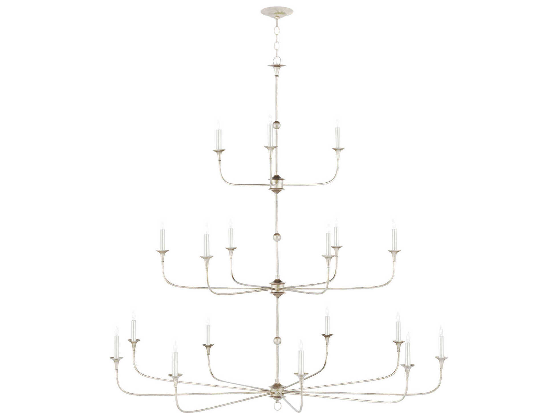 Currey & Company Nottaway 18-Light Champagne Chandelier