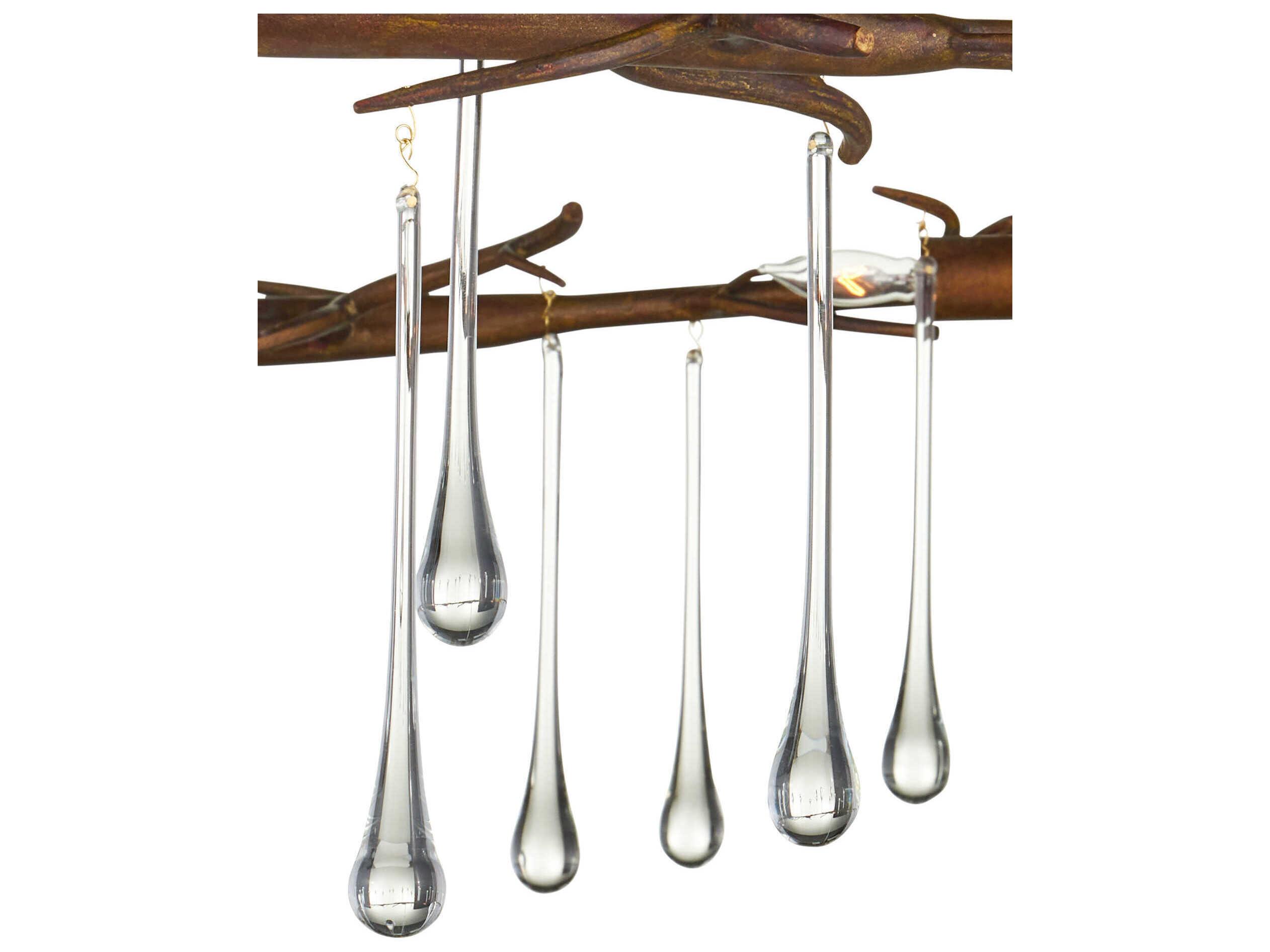 Currey & Company Morning 10-Light Rhine Gold Chandelier