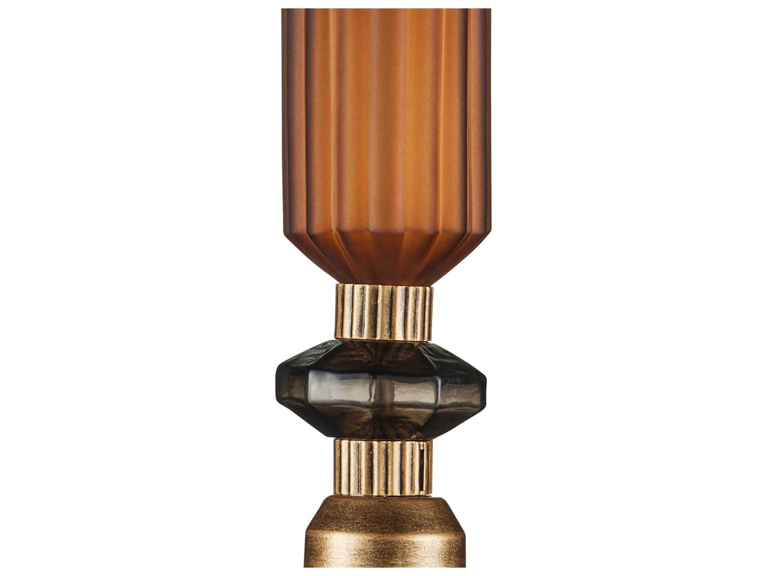 Currey & Company Mandeville 1-Light Gold Geometric Mini Pendant