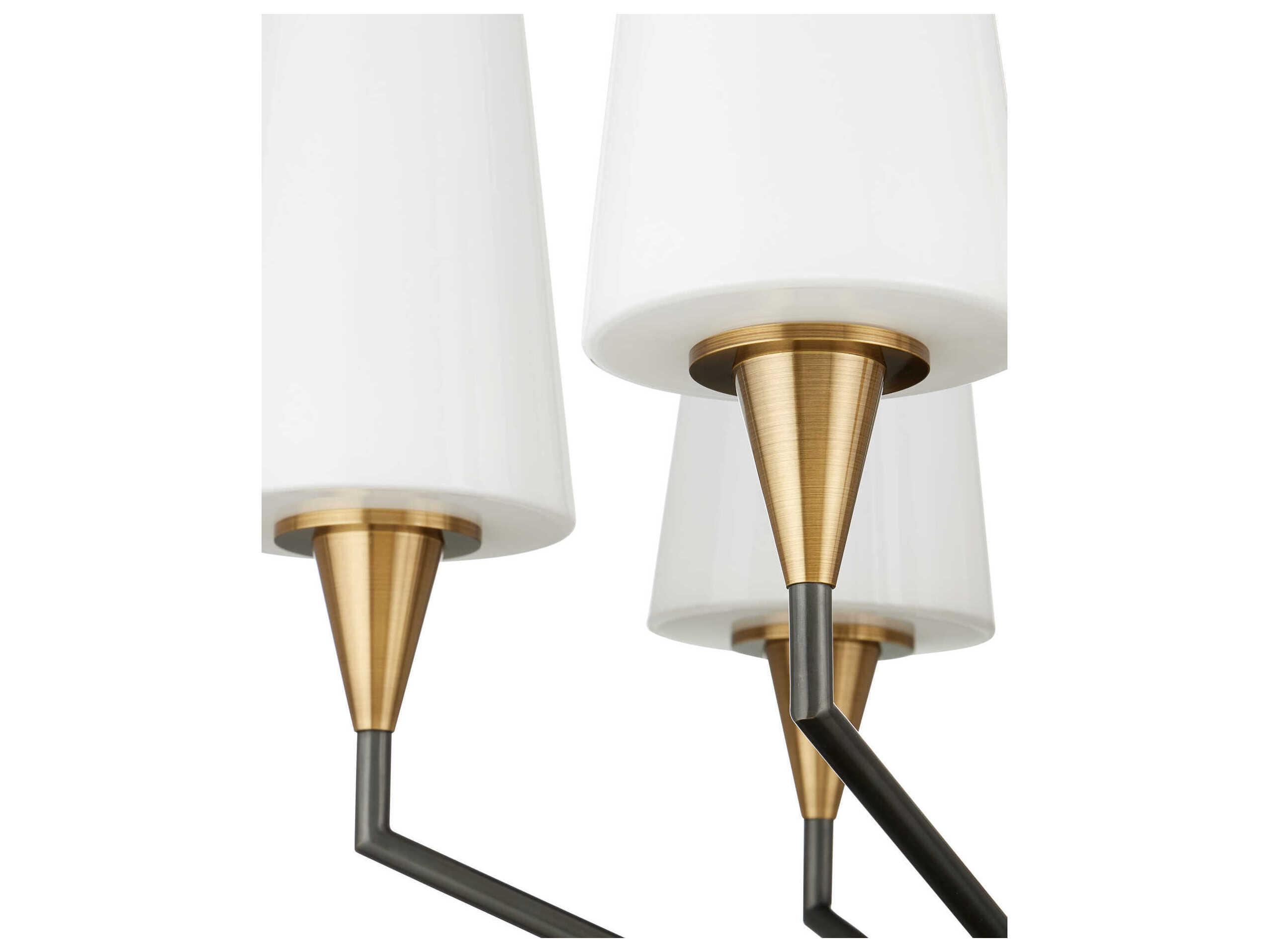 Currey & Company Hennin 6-Light Bronze Chandelier