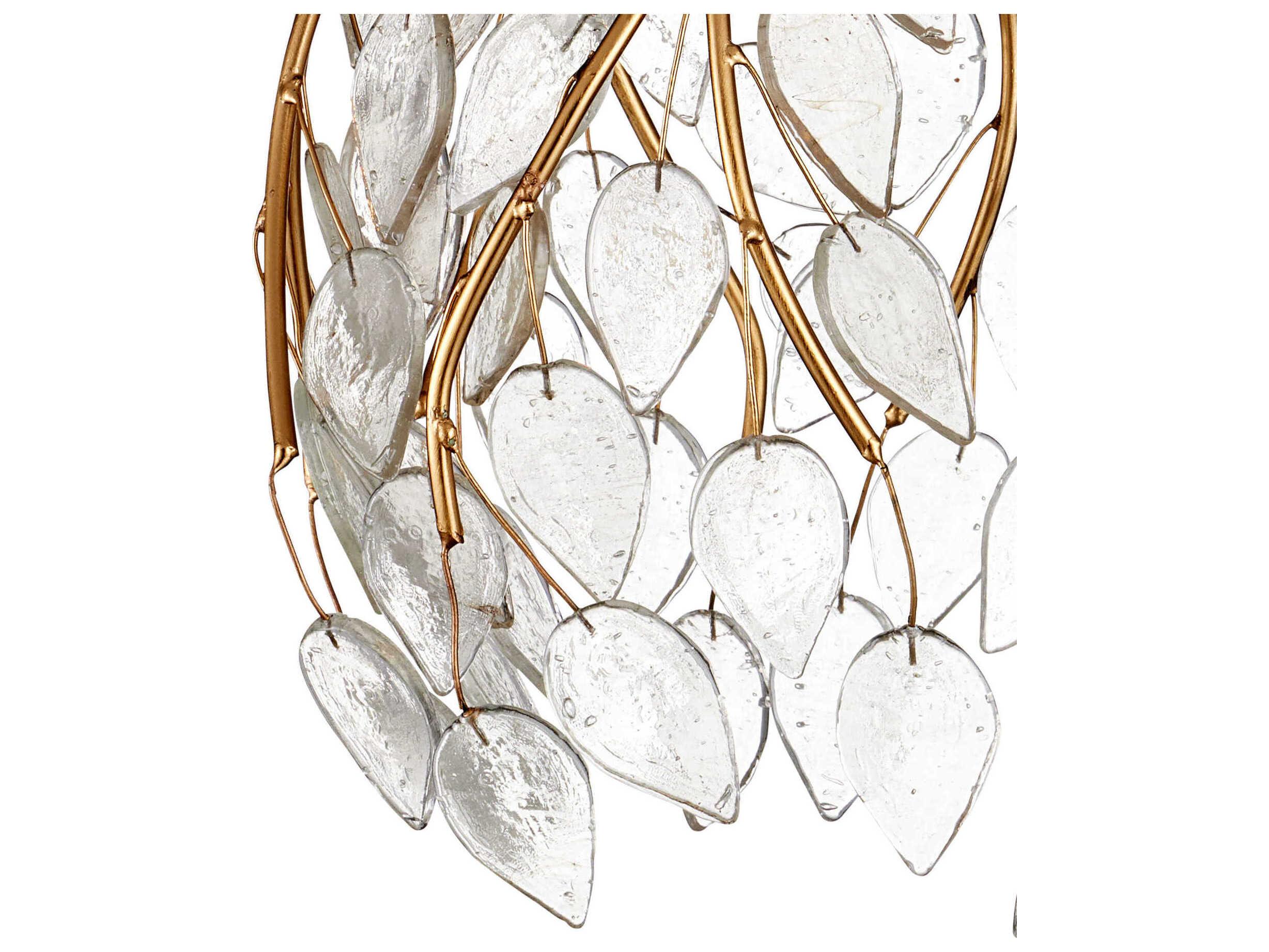 Currey & Company Banyan 7-Light Antique Brass Pendant