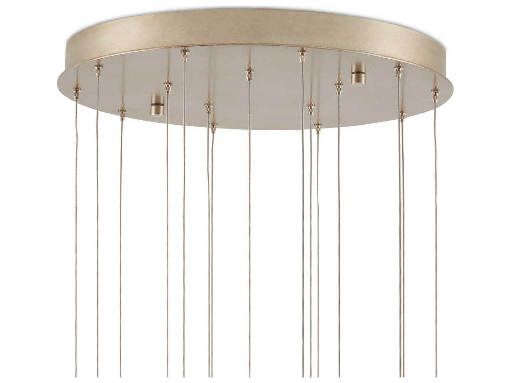 Currey & Company Banyan 15-Light Antique Brass Pendant