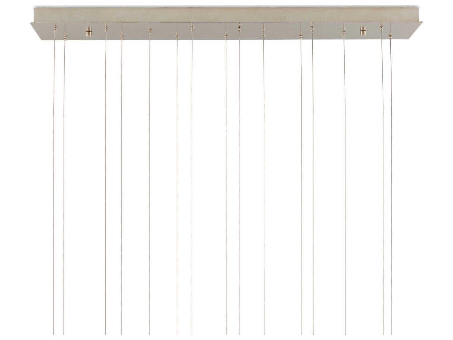 Currey & Company Banyan 15-Light Antique Brass Island Pendant