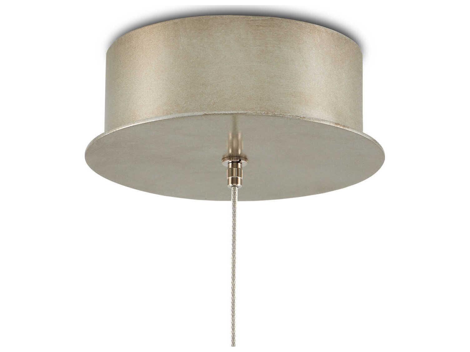 Currey & Company Polpo 1-Light Green Silver Mini Pendant