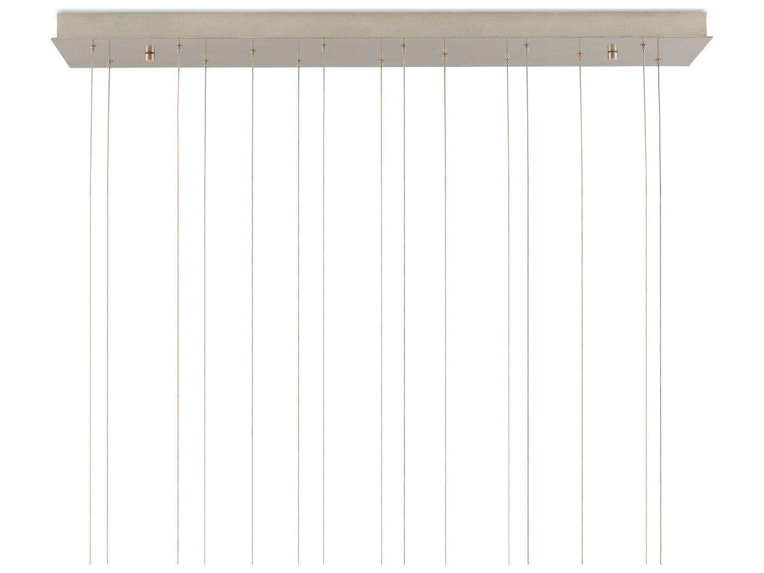 Currey & Company Polpo 15-Light White Silver Island Pendant