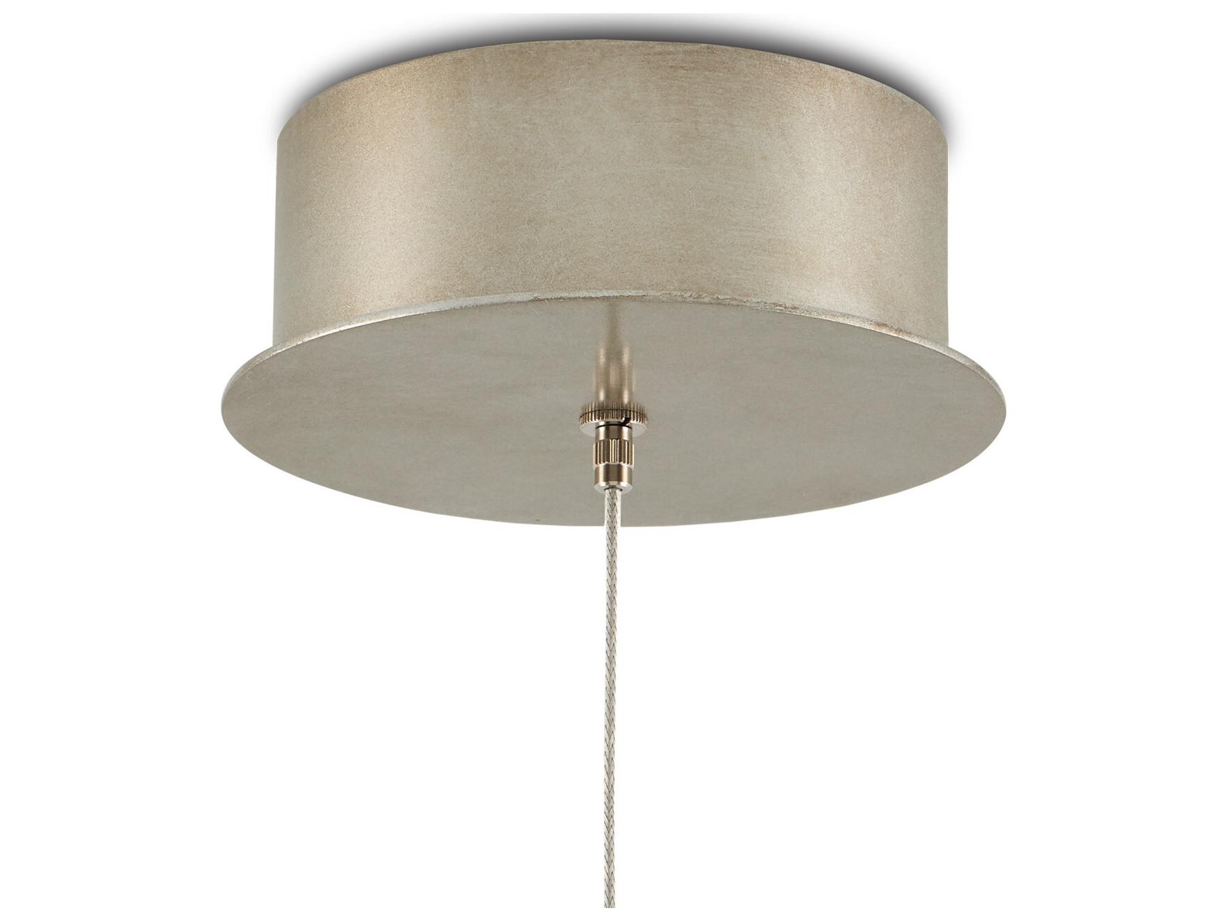 Currey & Company Polpo 1-Light Blue Silver Mini Pendant