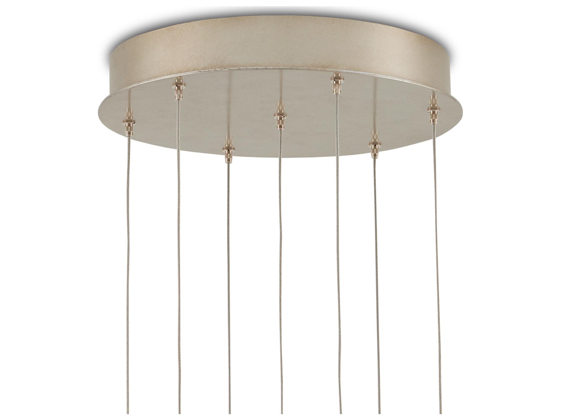 Currey & Company Polpo 7-Light Misto Blue Pendant