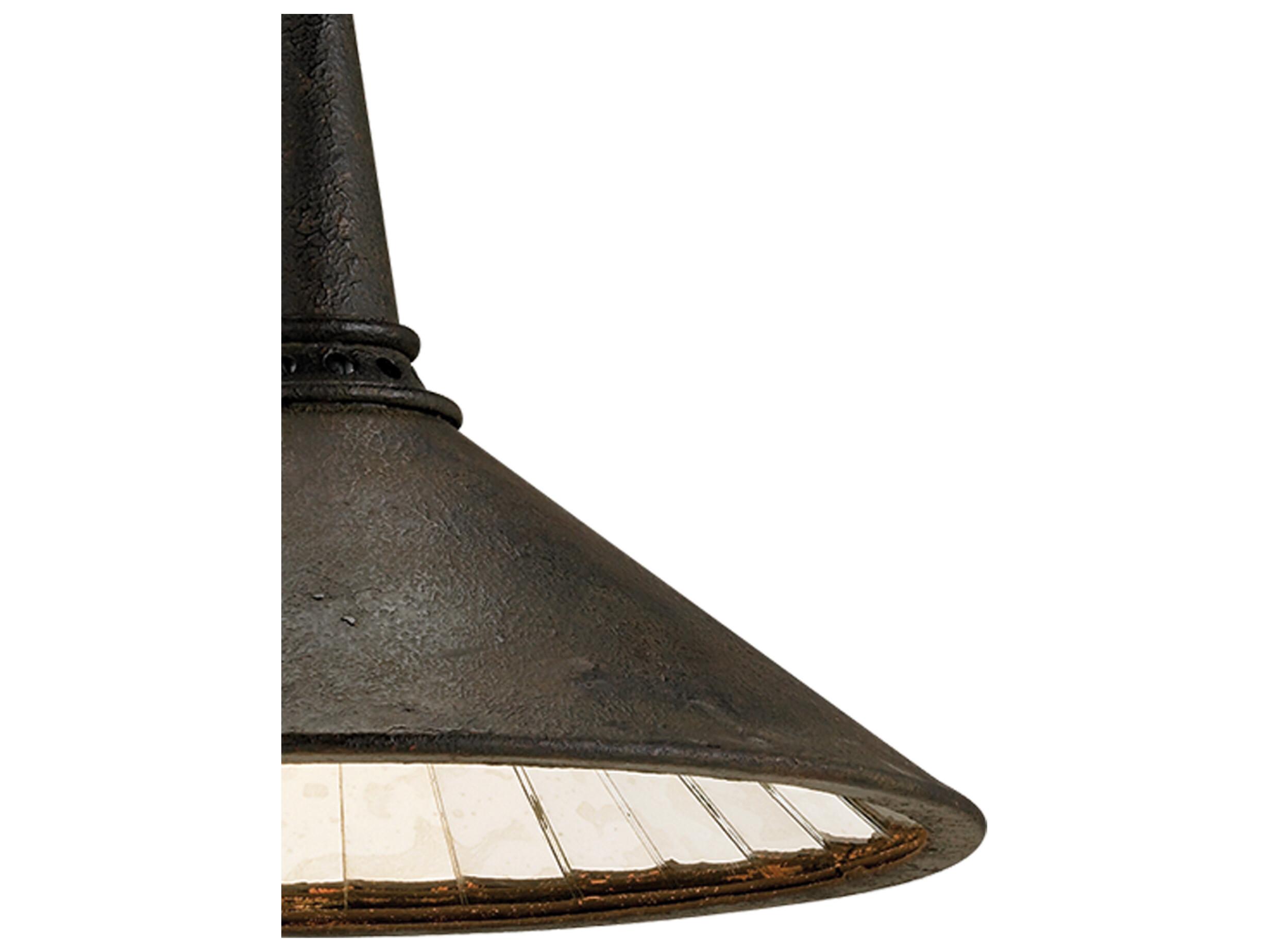 Currey & Company Manuscript 1-Light Jerry Pair Black Glass Pendant