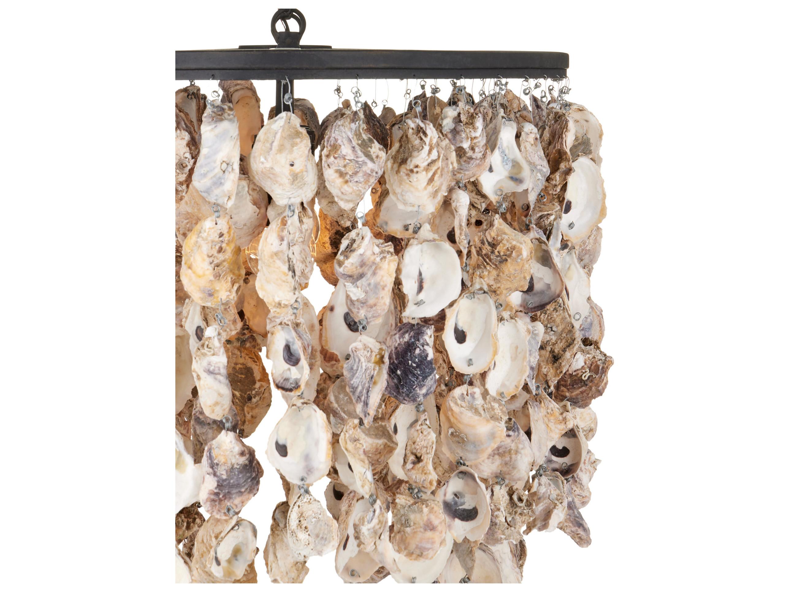 Currey & Company Stillwater 5-Light Blacksmith natural Round Island Pendant