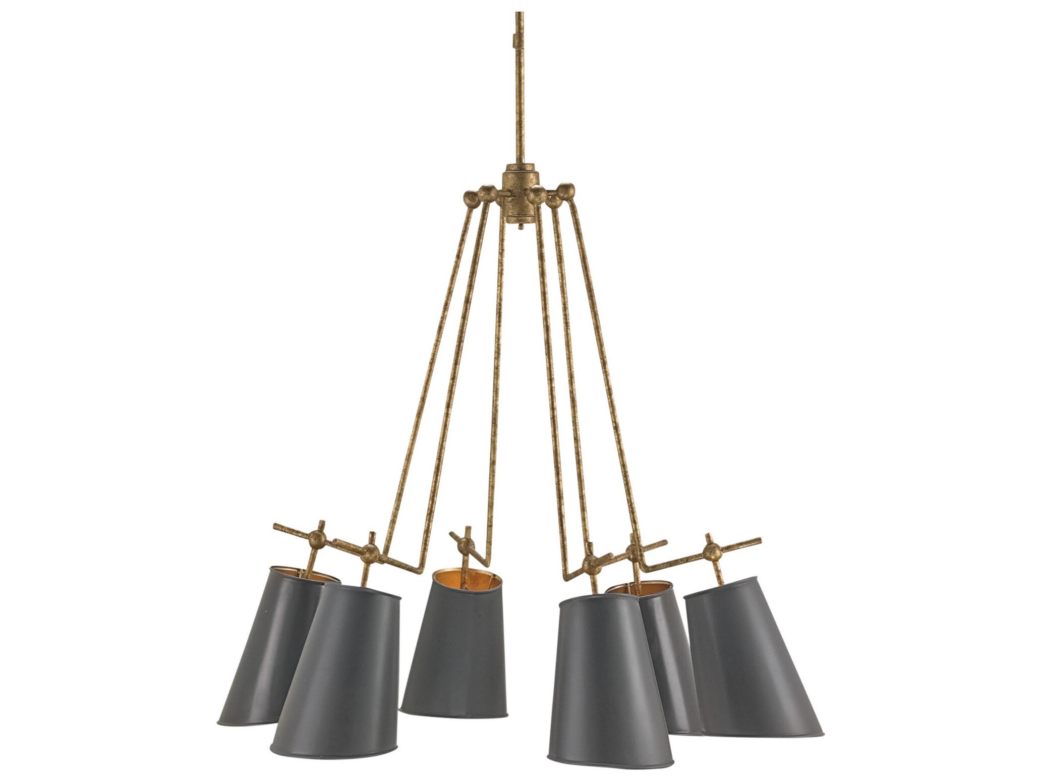 Currey & Company Jean-Louis Gold Empire Chandelier