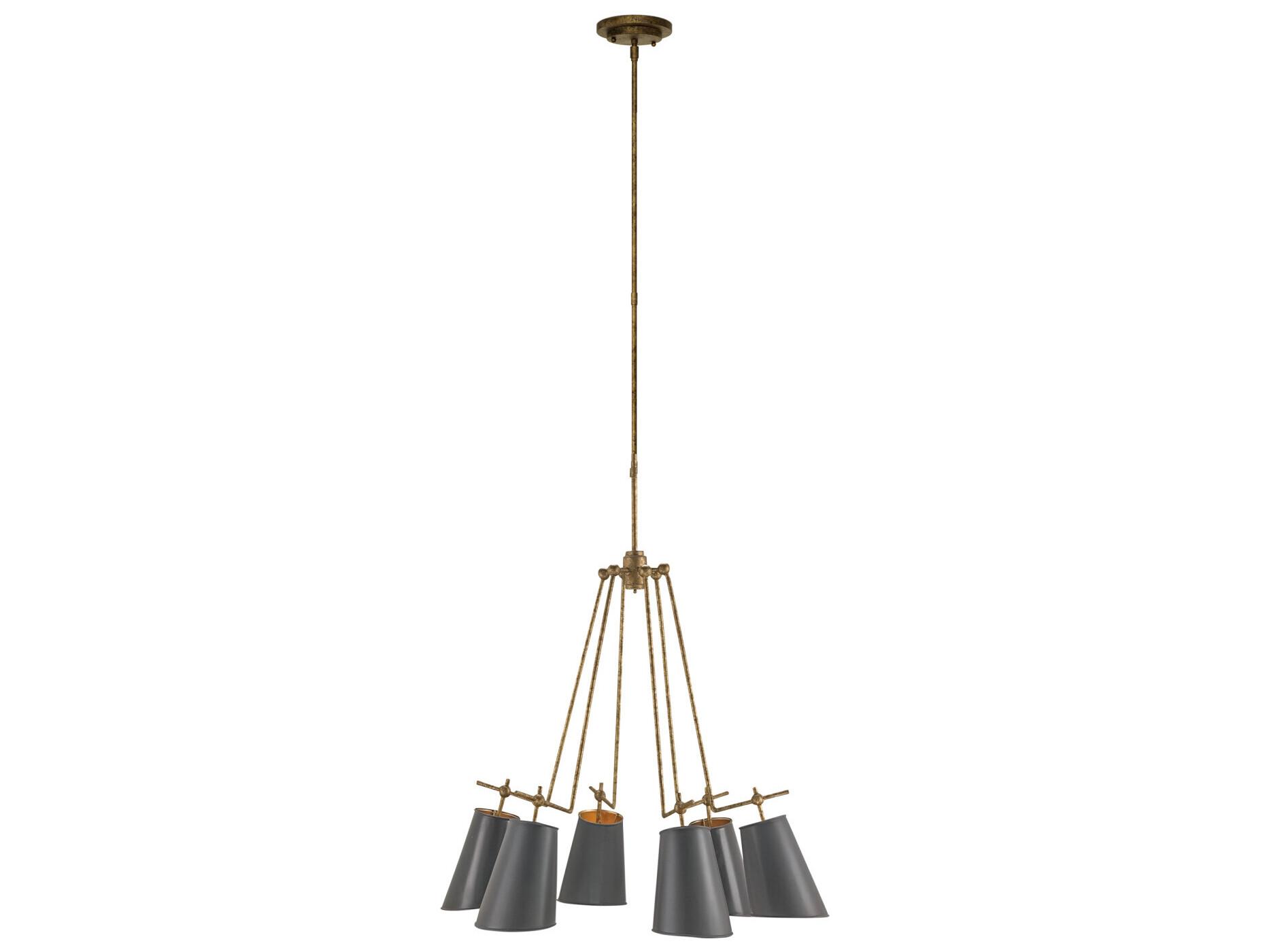 Currey & Company Jean-Louis Gold Empire Chandelier