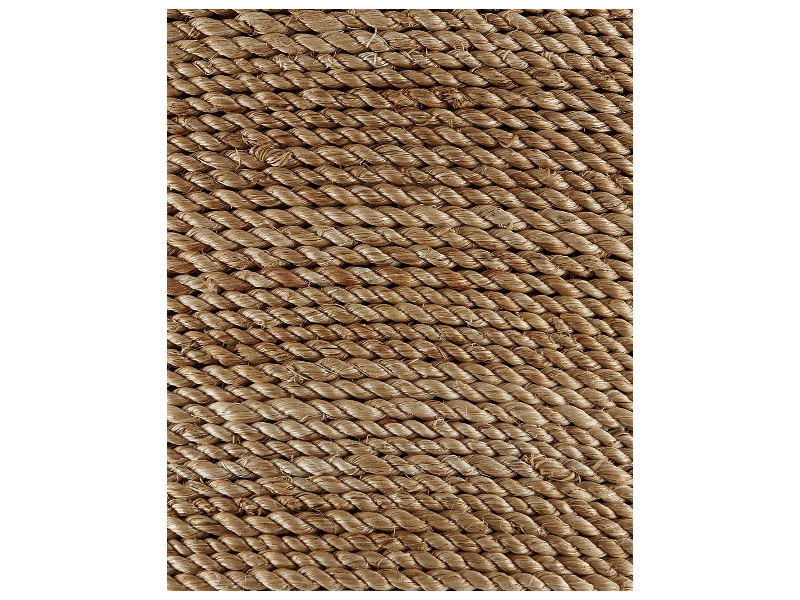 Currey & Company Coulton 1-Light Sugar White Natural Brown LED Drum Flush Mount