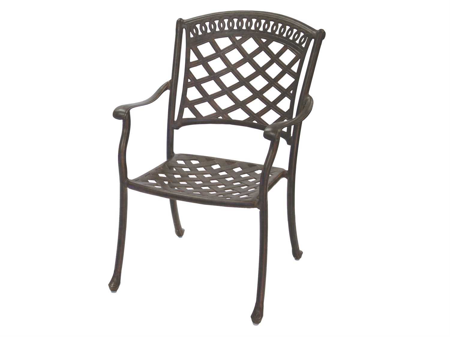Darlee Outdoor Living Sedona Antique Bronze Cast Aluminum Dining Chair