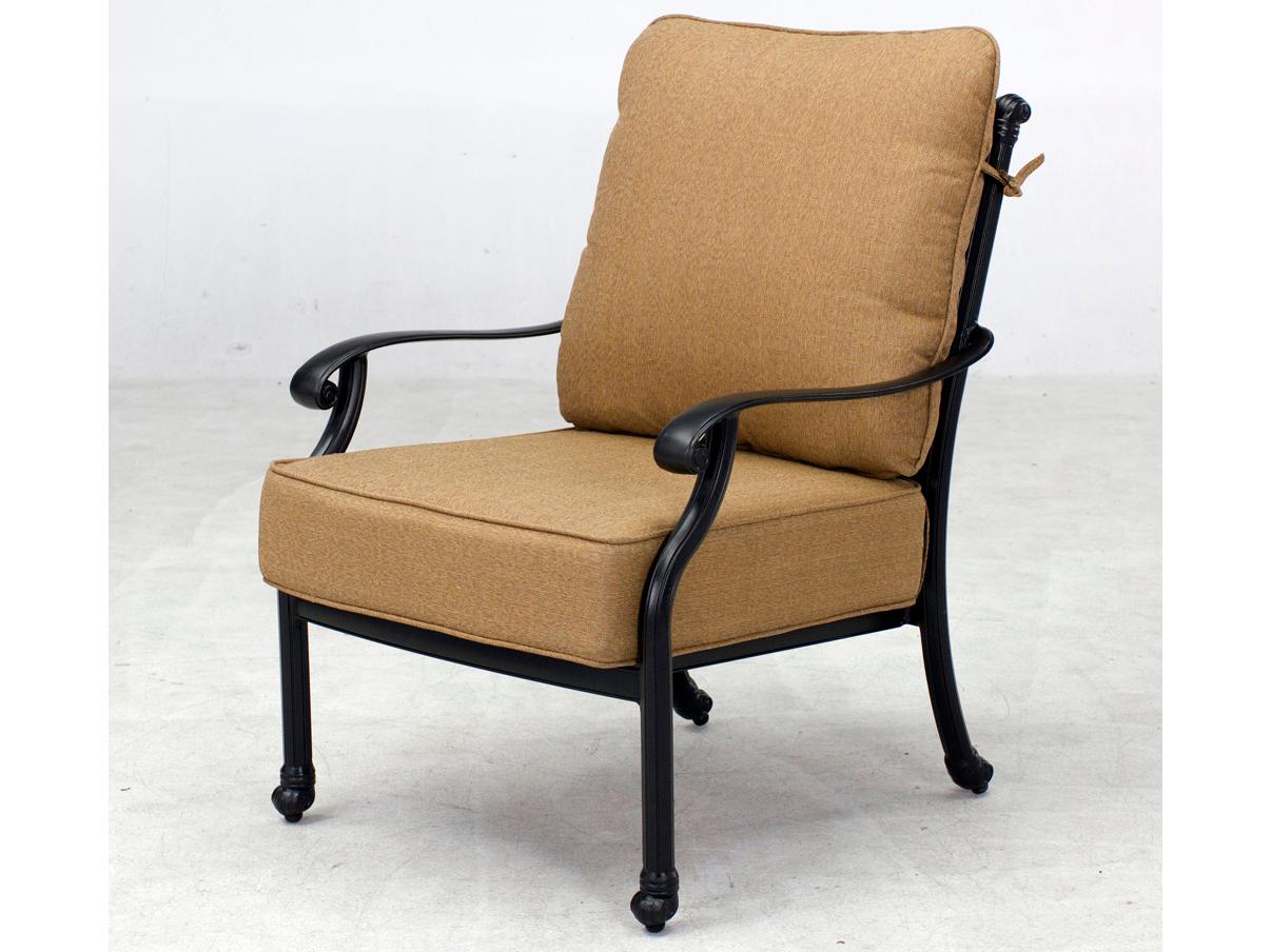 Darlee Outdoor Living Standard Madison Cast Aluminum Club Chair in Antique Bronze