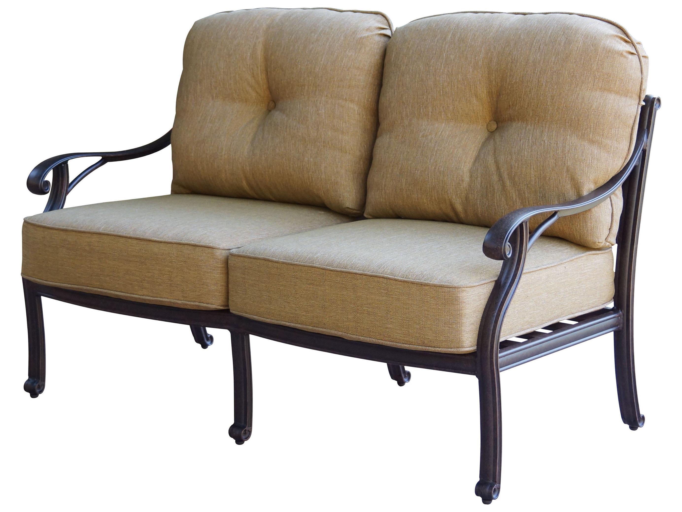 Darlee Outdoor Living Nassau Cast Aluminum Cushion Lounge Set