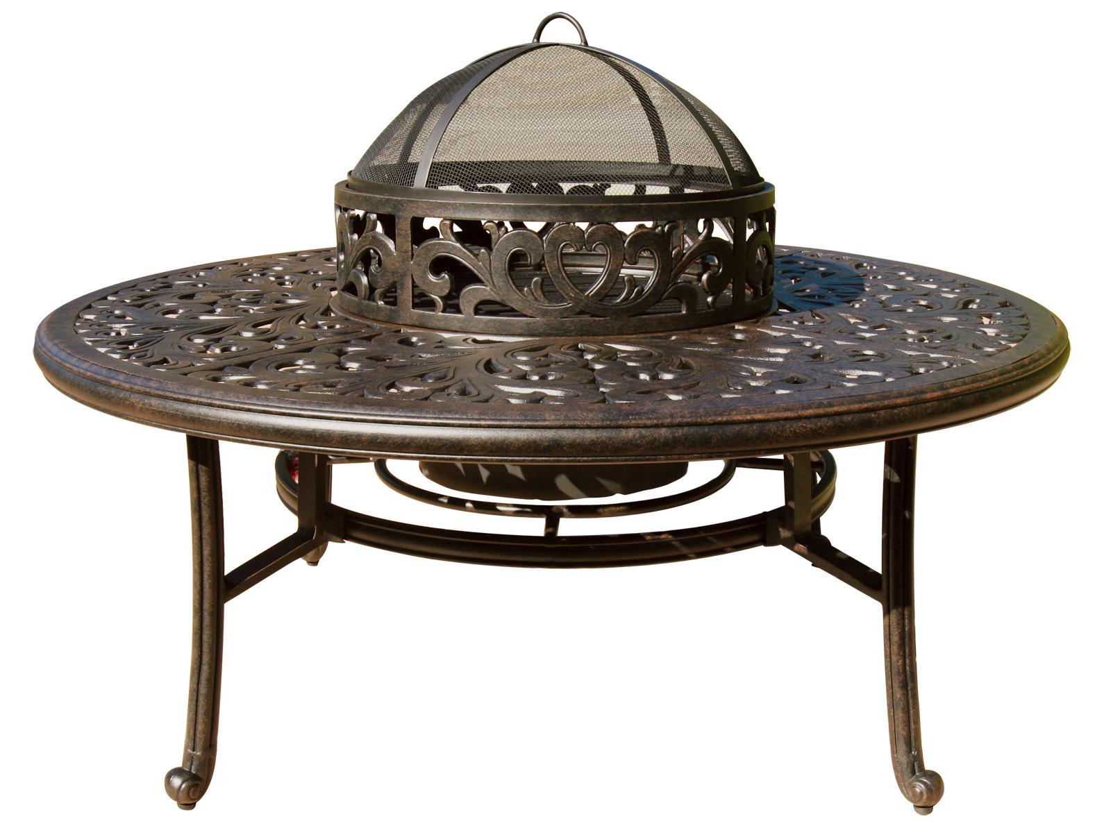 Darlee Outdoor Living Nassau Cast Aluminum Cushion Lounge Set