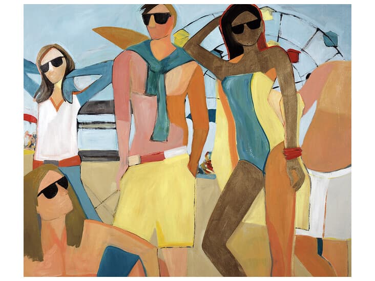 Daleno Hanging At the Pier Wall Art