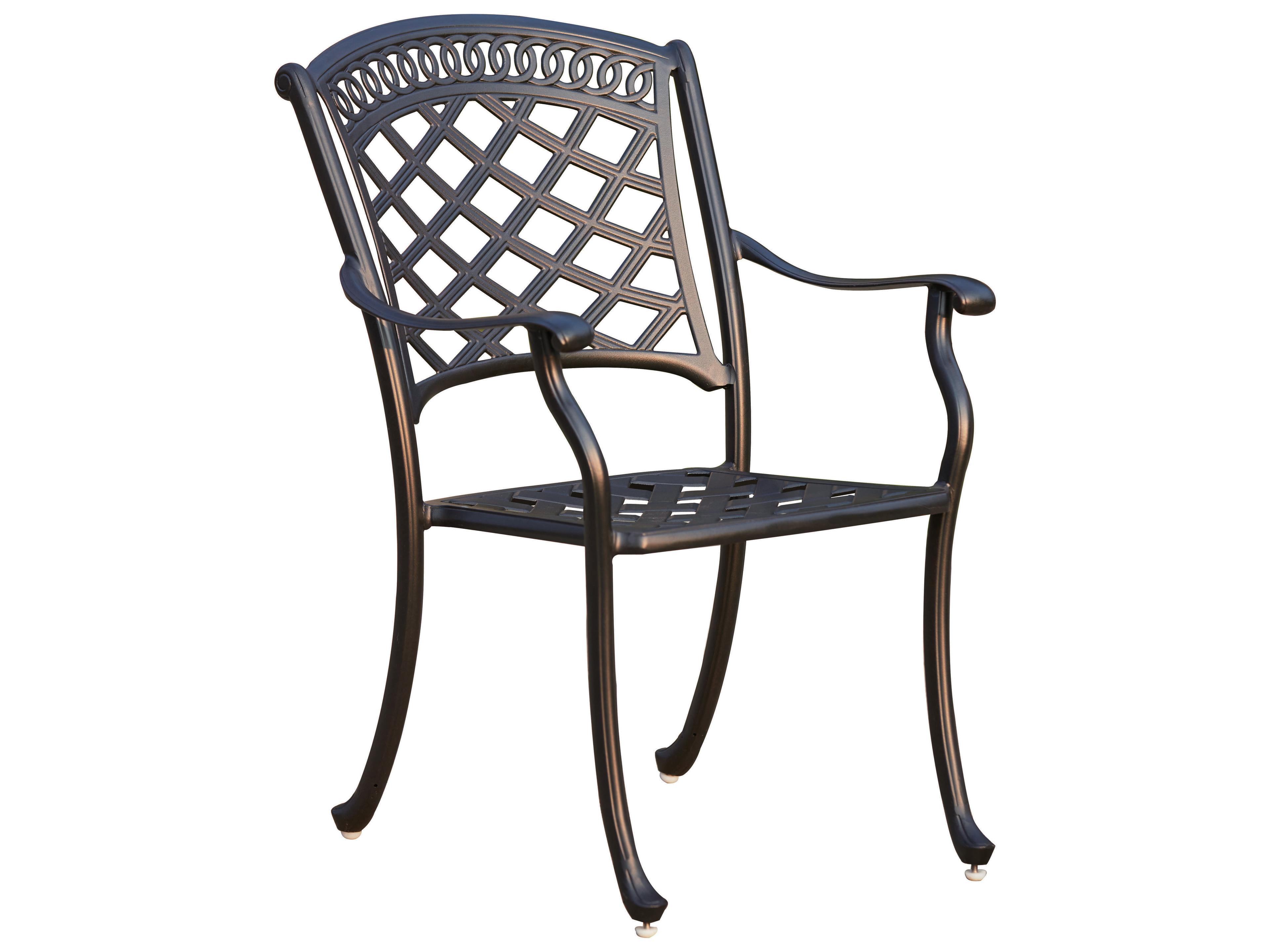 Darlee Outdoor Living Sedona Cast Aluminum Antique Bronze 11 Piece Dining Set