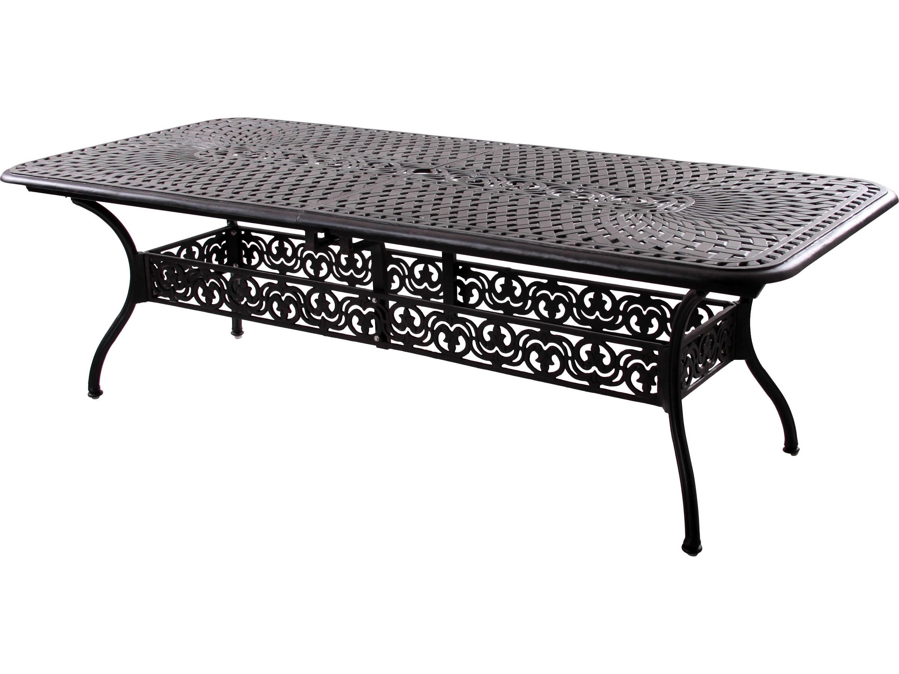 Darlee Outdoor Living Sedona Cast Aluminum Antique Bronze 11 Piece Dining Set