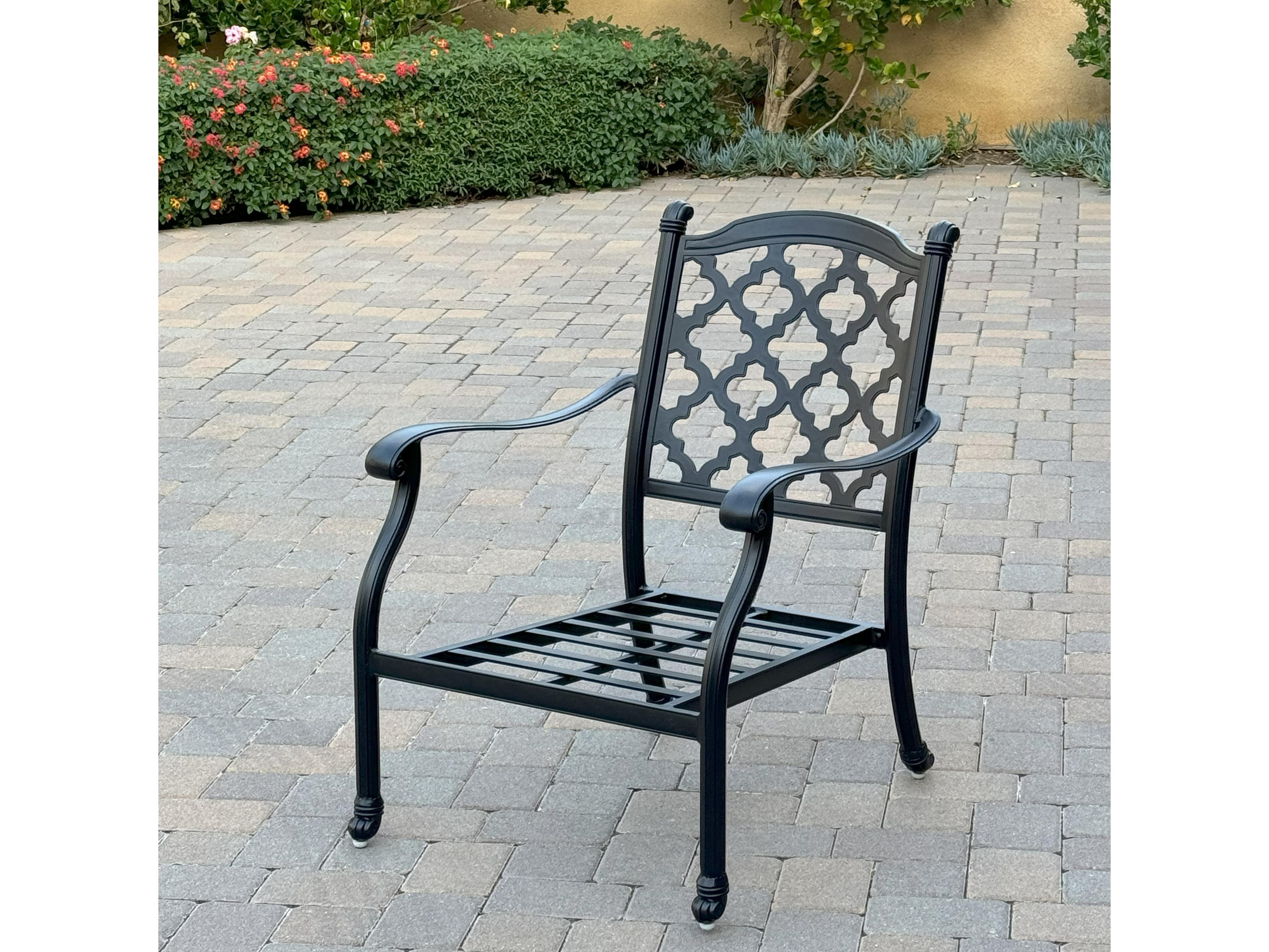 Darlee Outdoor Living Madison Cast Aluminum 5-Piece Patio Conversation Set