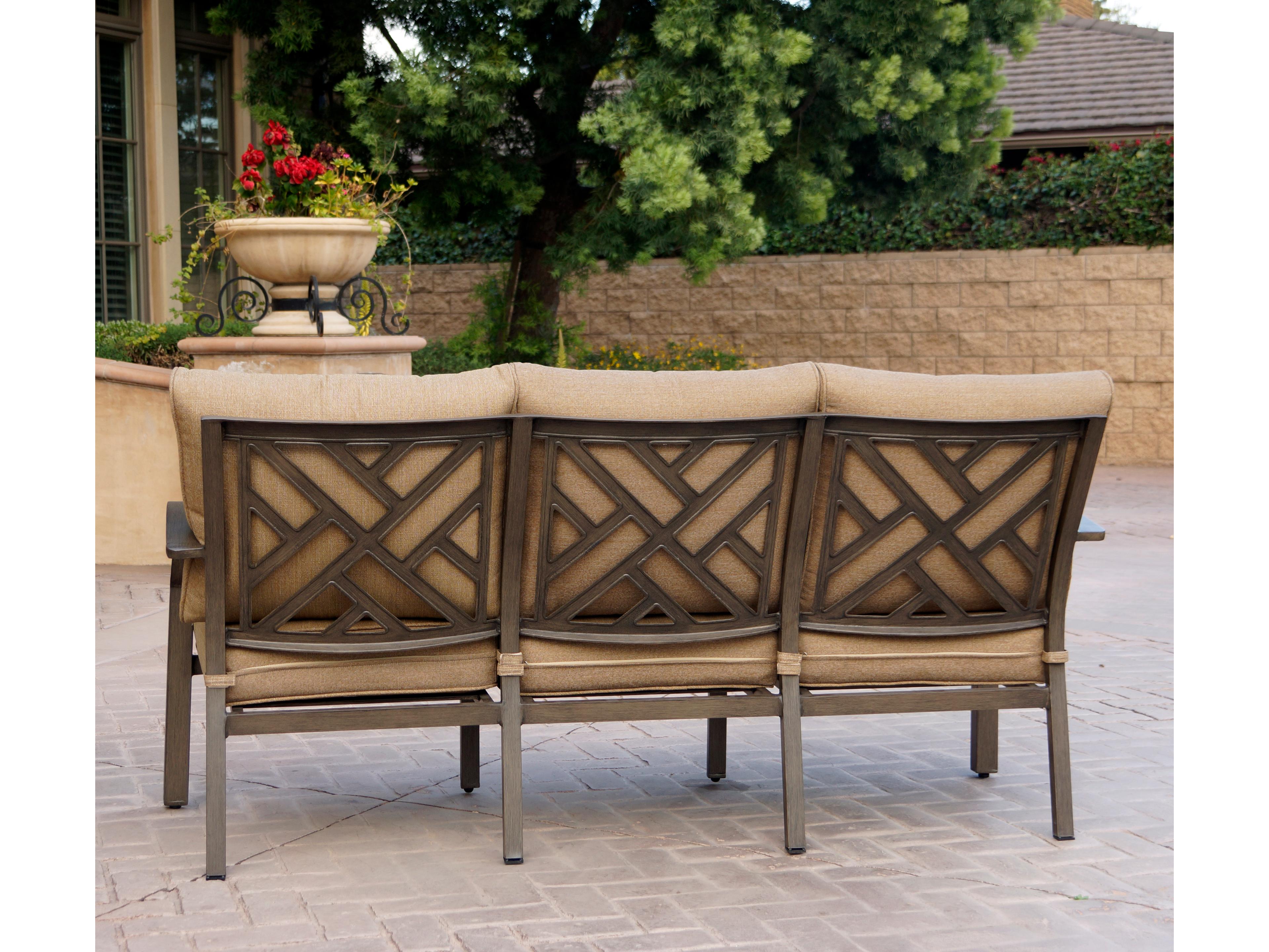 Darlee Outdoor Living Brooklyn 2-Piece Patio Conversation Set
