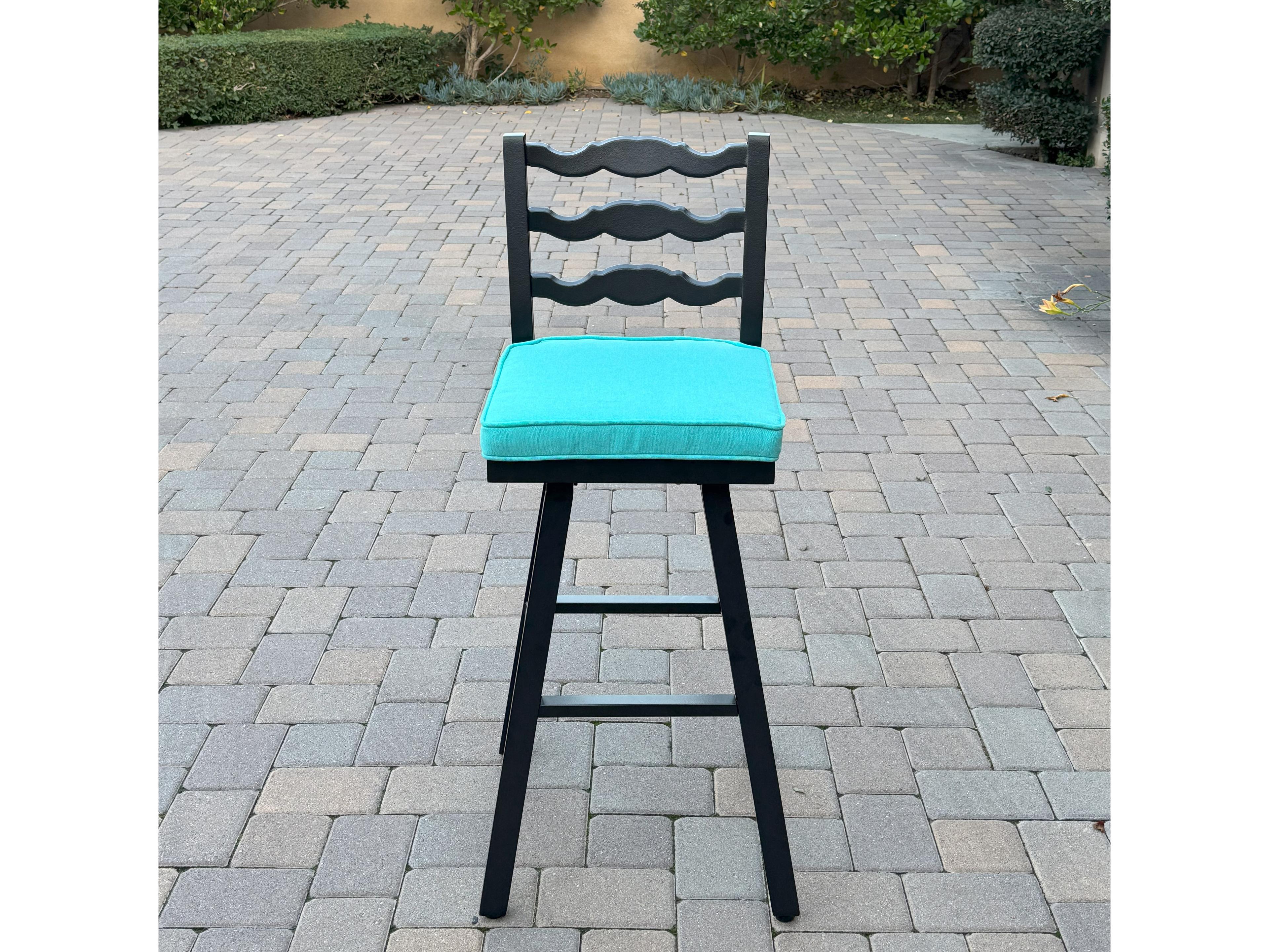 Darlee Outdoor Living Aspen Aluminum 30 Inch Swivel Bar Stool ( set of 2 )