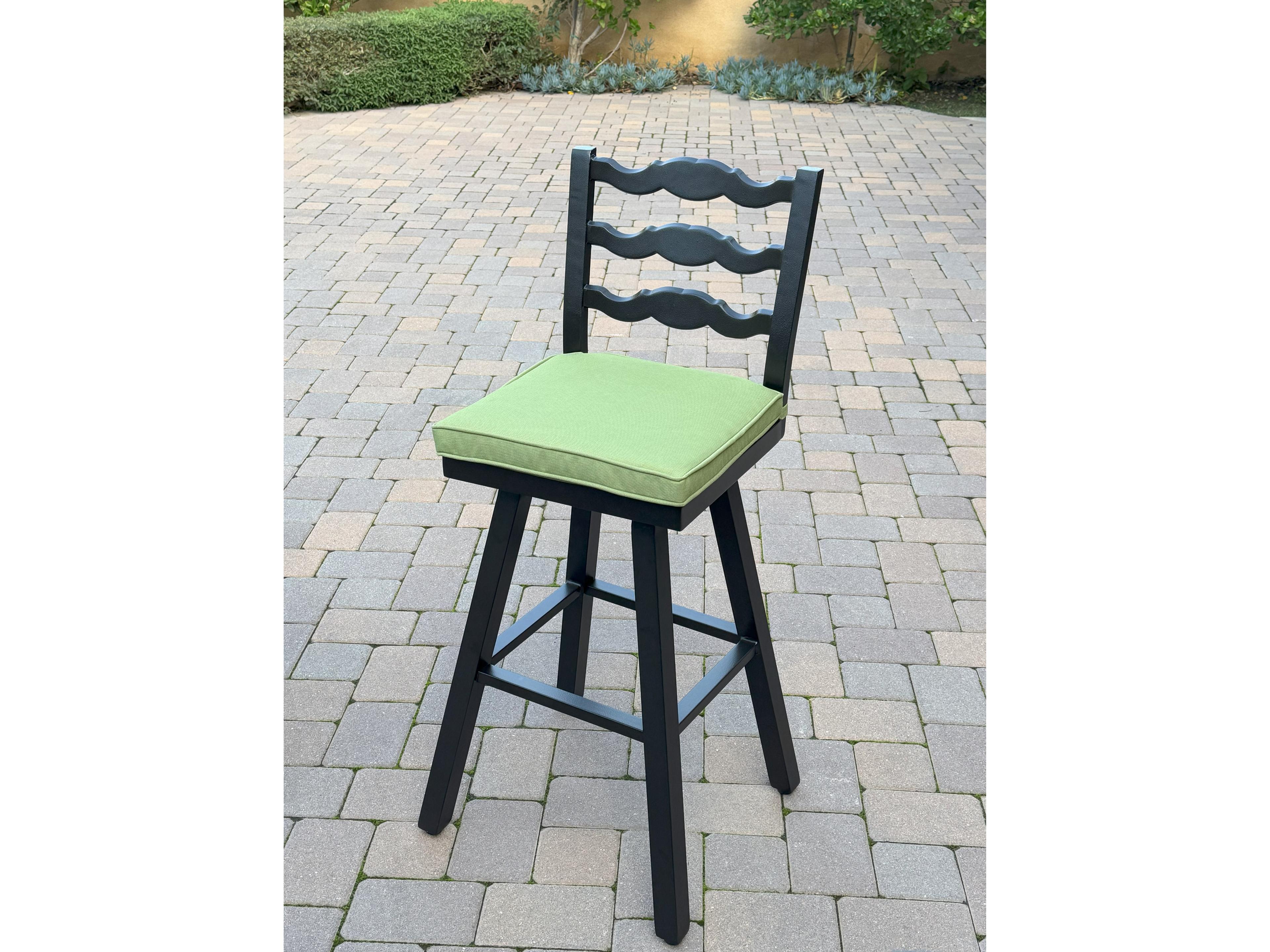 Darlee Outdoor Living Aspen Aluminum 30 Inch Swivel Bar Stool ( set of 4 )