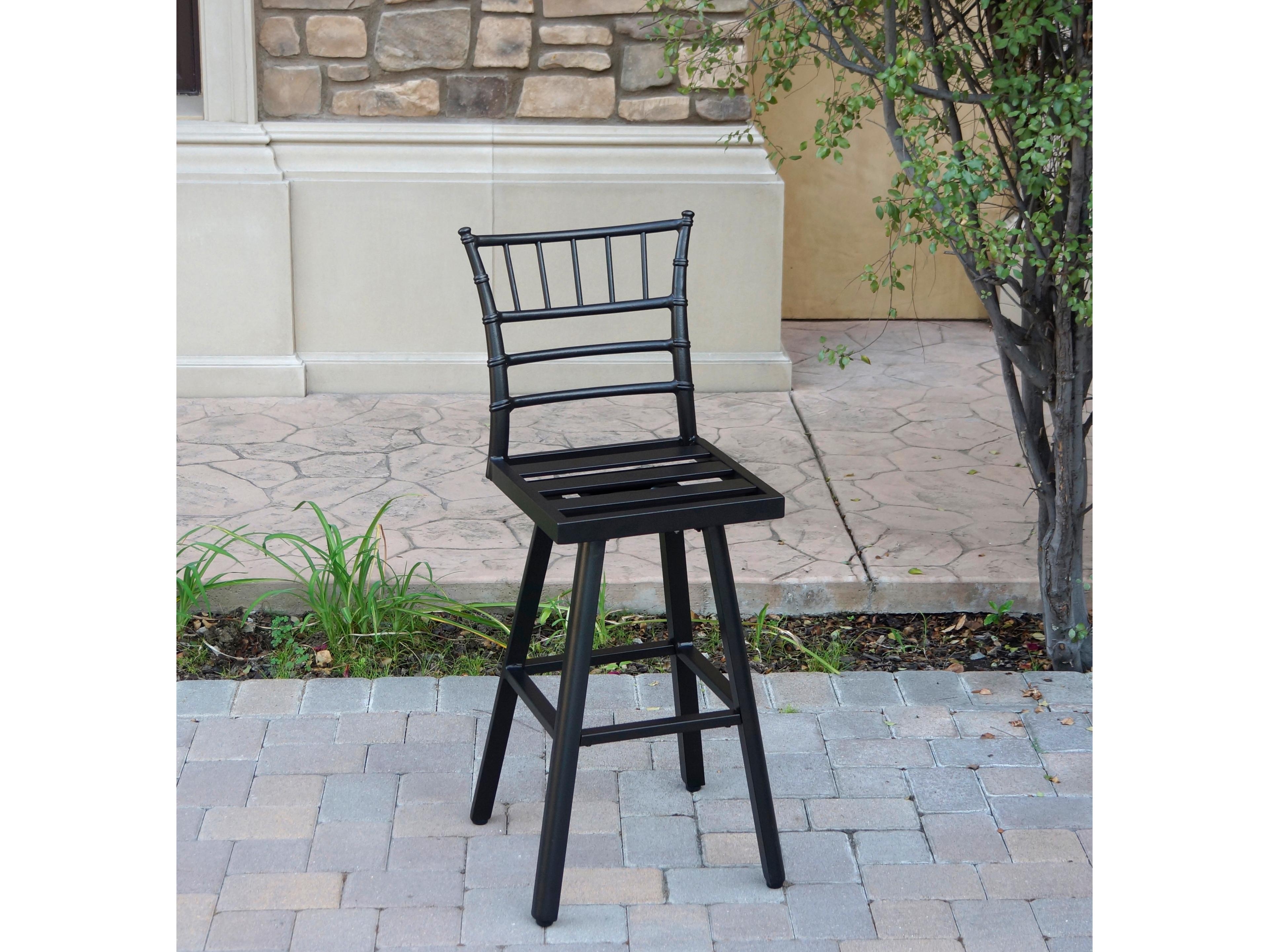 Darlee Outdoor Living Bella Aluminum 30 Inch Swivel Bar Stool ( set of 2 )