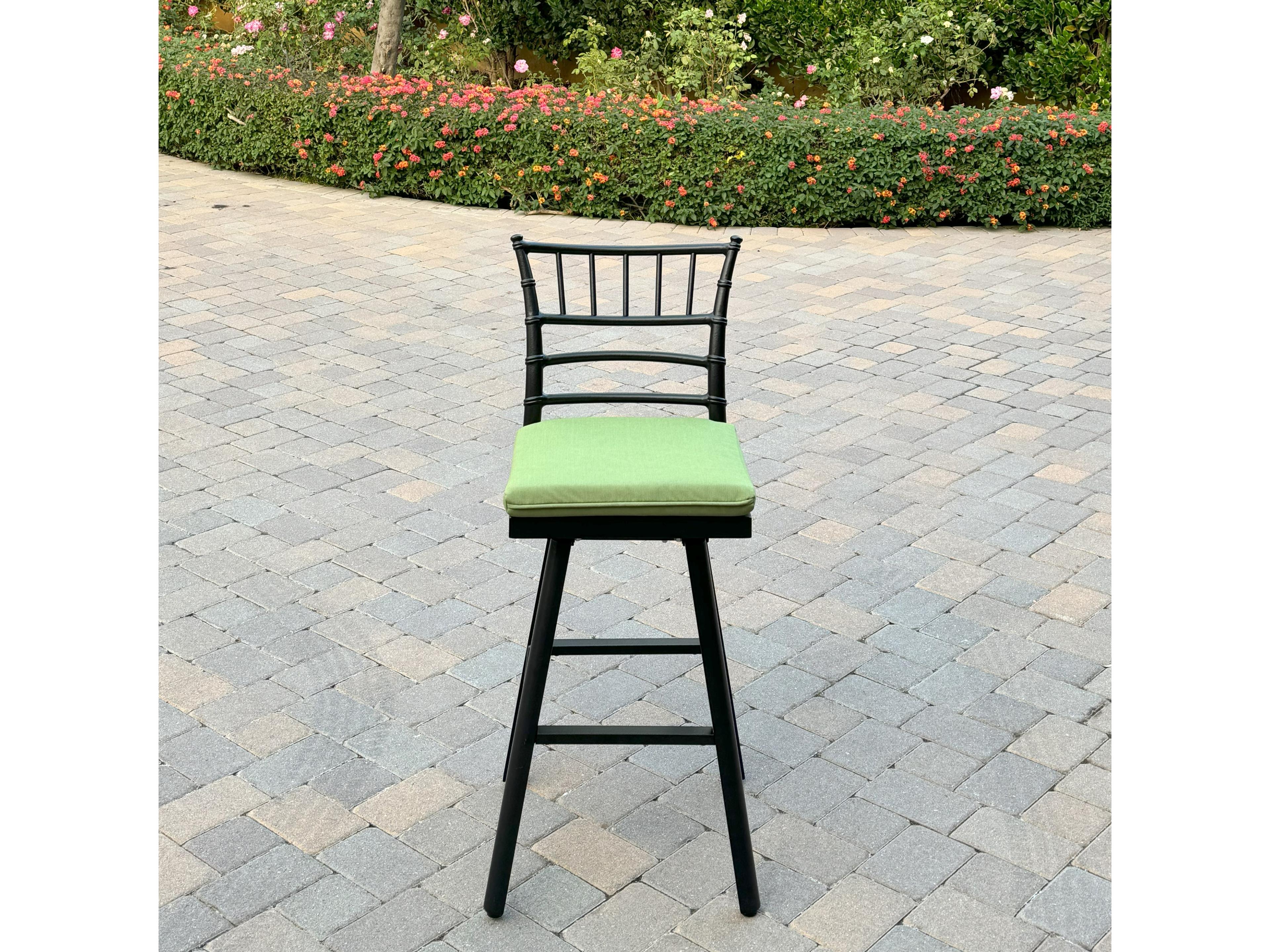 Darlee Outdoor Living Bella Aluminum 30 Inch Swivel Bar Stool ( set of 2 )