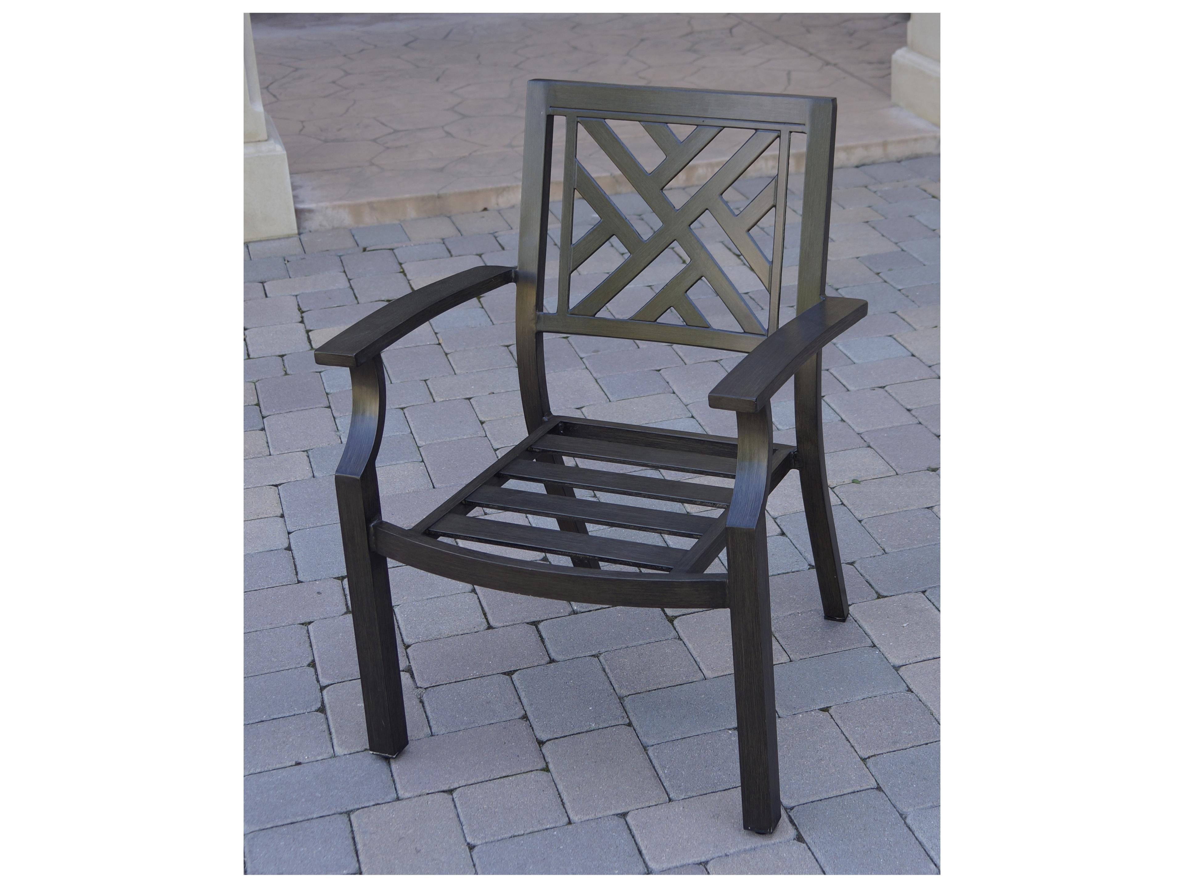 Darlee Outdoor Living Brooklyn Aluminum Multi-Brown 9 Piece Dining Set with Cushions