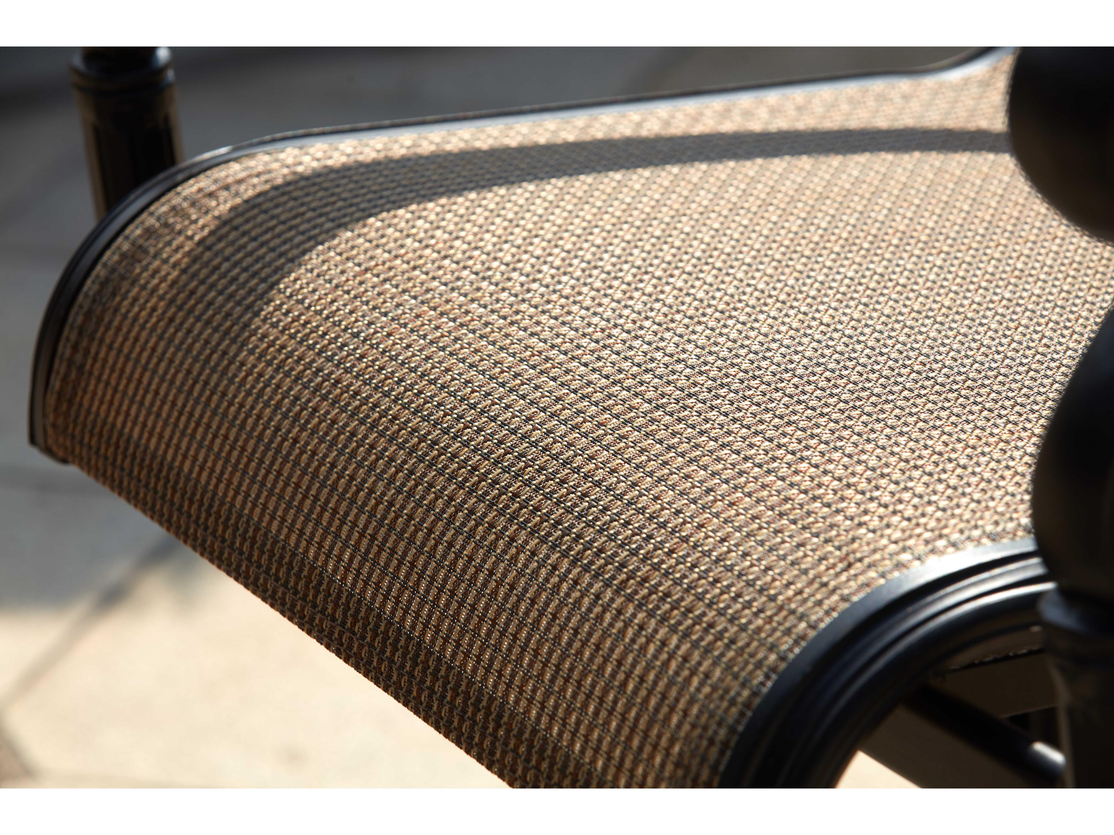 Darlee Outdoor Living Monterey Sling Cast Aluminum Antique Bronze 5 Piece Bar Set