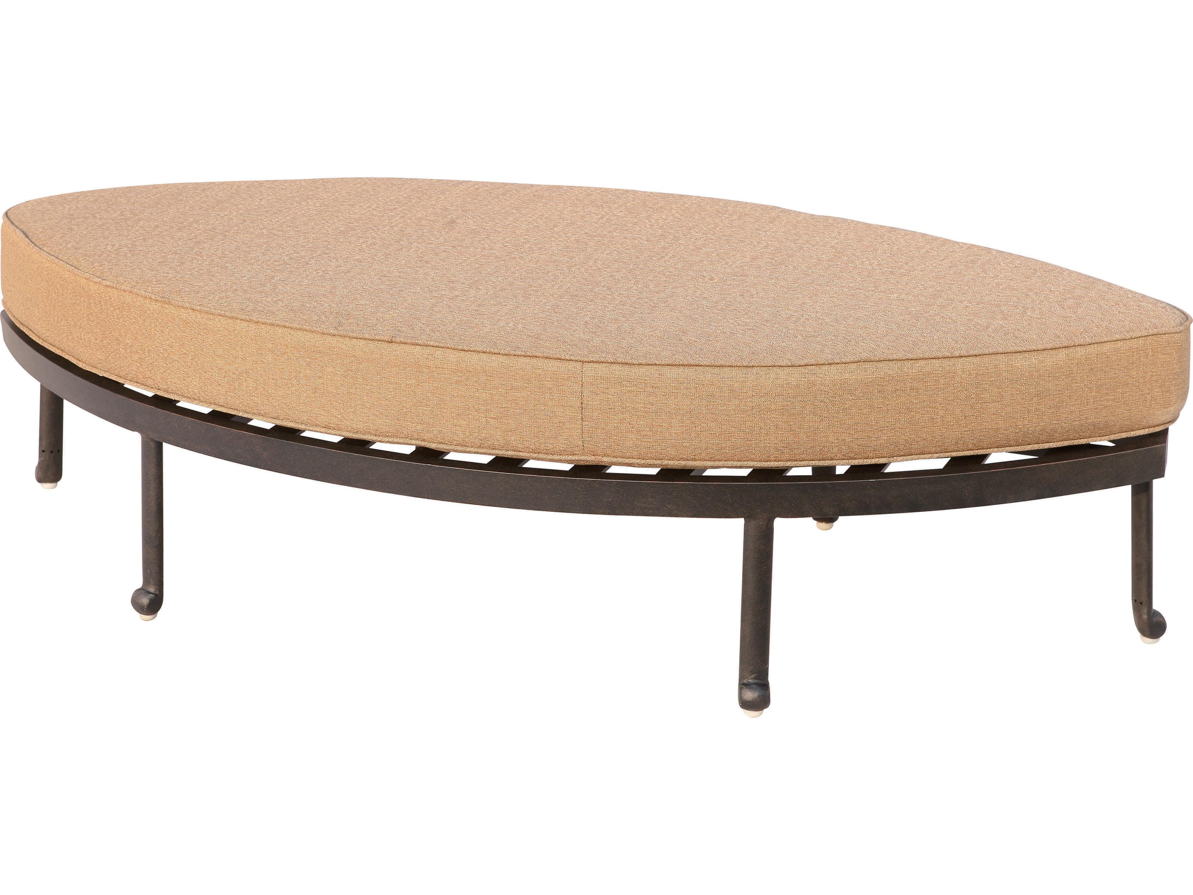 Darlee Outdoor Living Santa Anita Cast Aluminum Antique Bronze 4 Piece Sectional Lounge Set