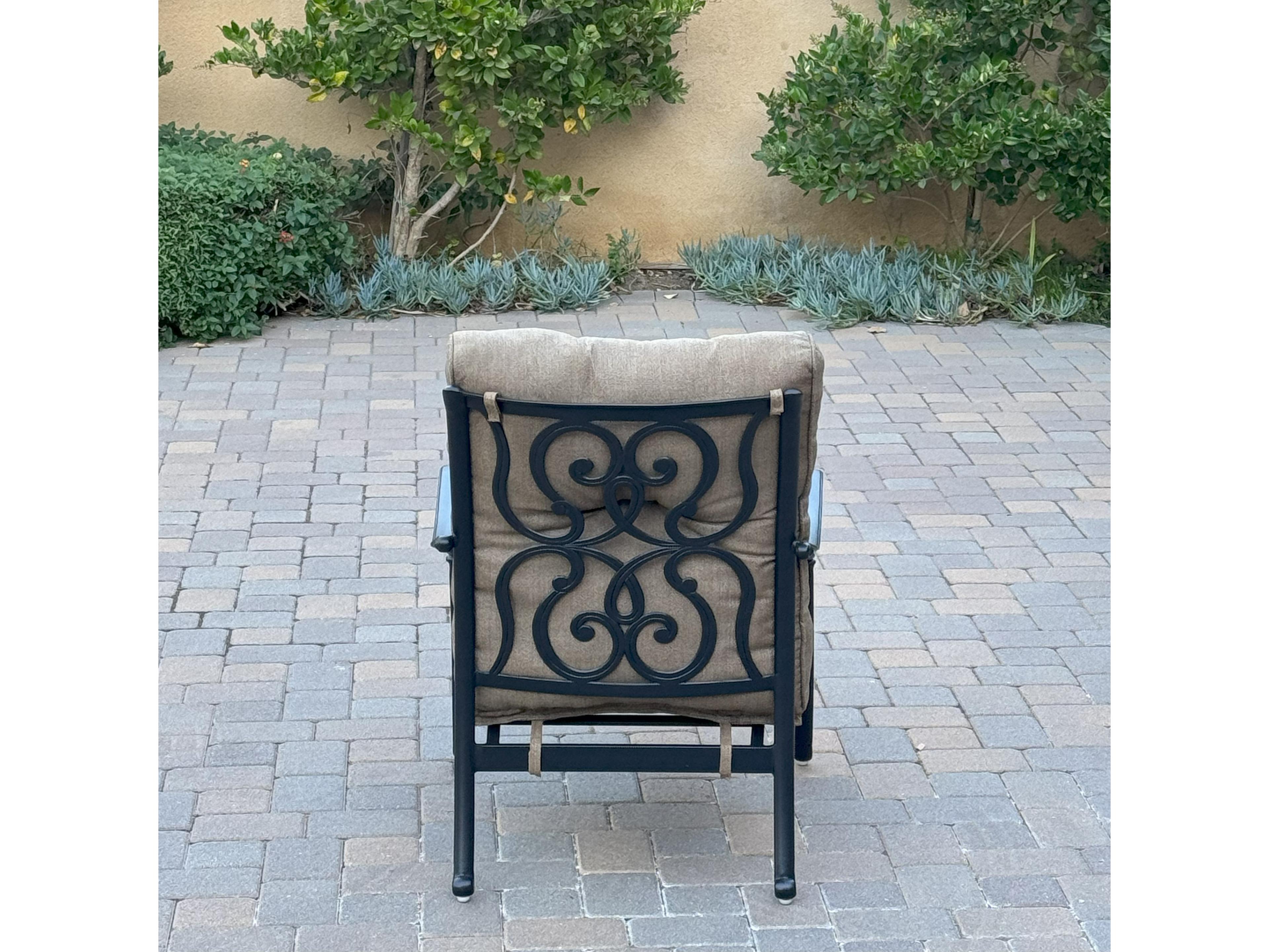 Darlee Outdoor Living Santa Anita 3-Piece Conversation Set with Sunbrella Cushions