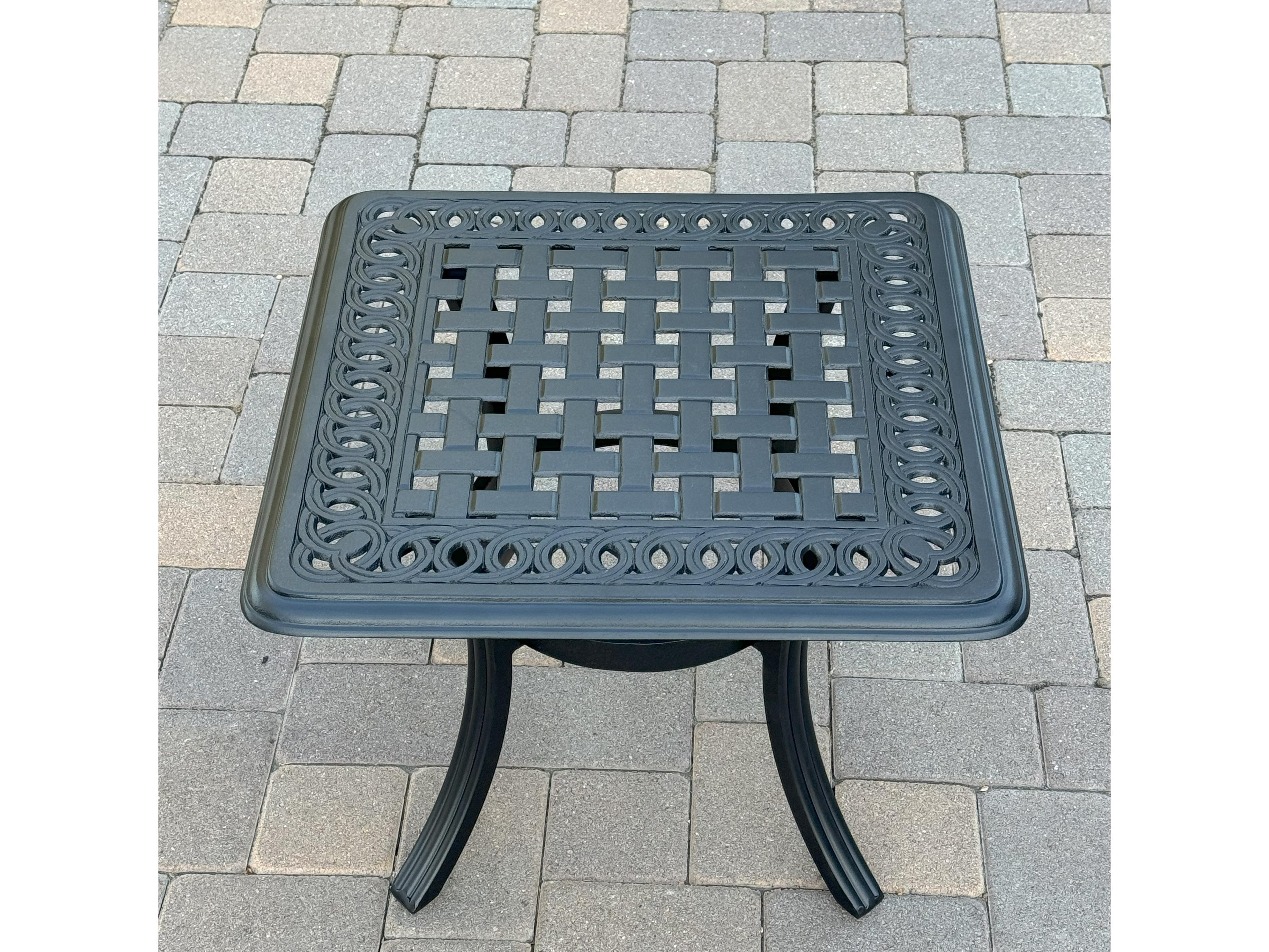 Darlee Outdoor Living Santa Anita 3-Piece Conversation Set with Sunbrella Cushions