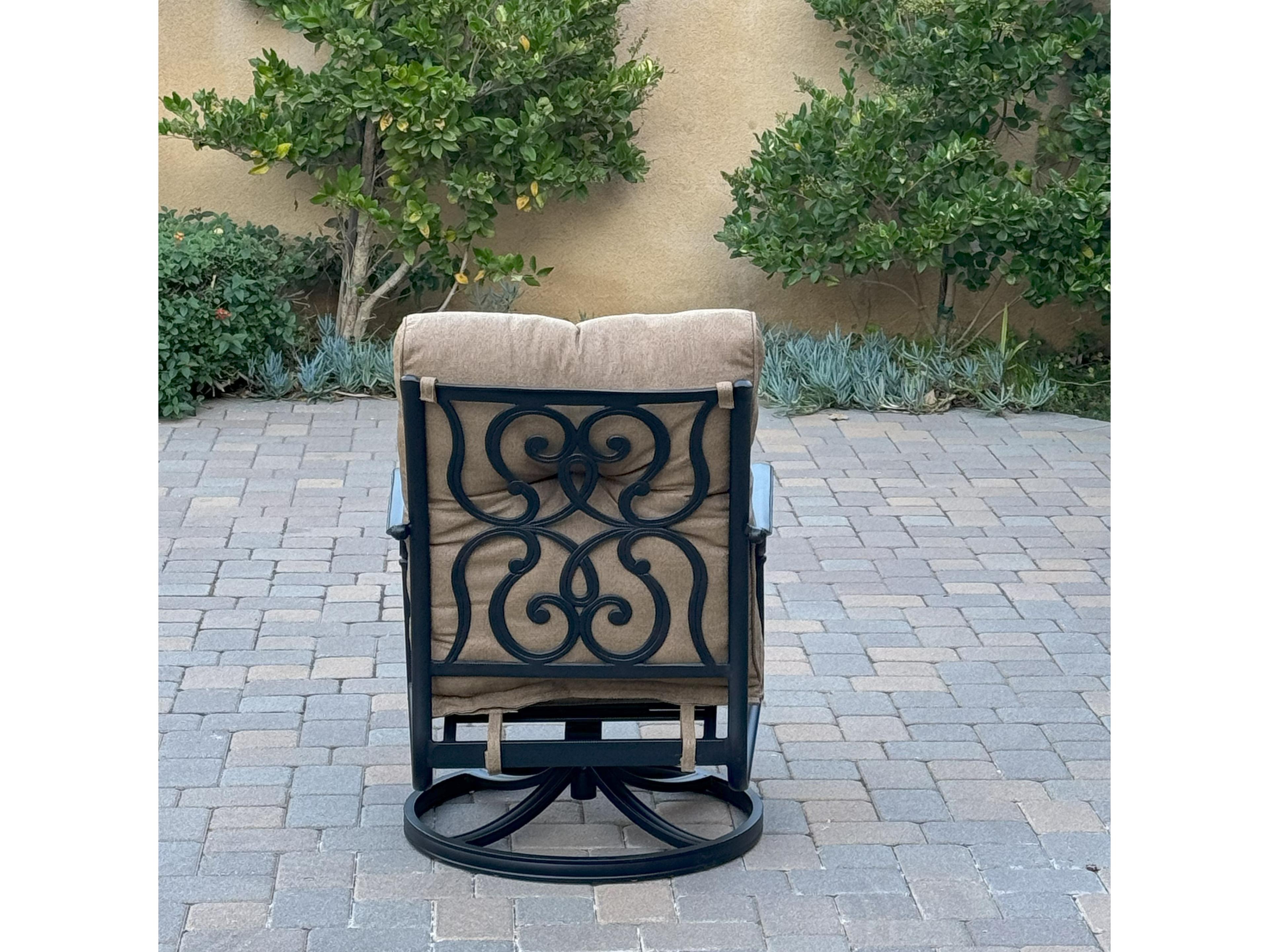 Darlee Outdoor Living Santa Anita 3-Piece Conversation Set with Sunbrella Cushions