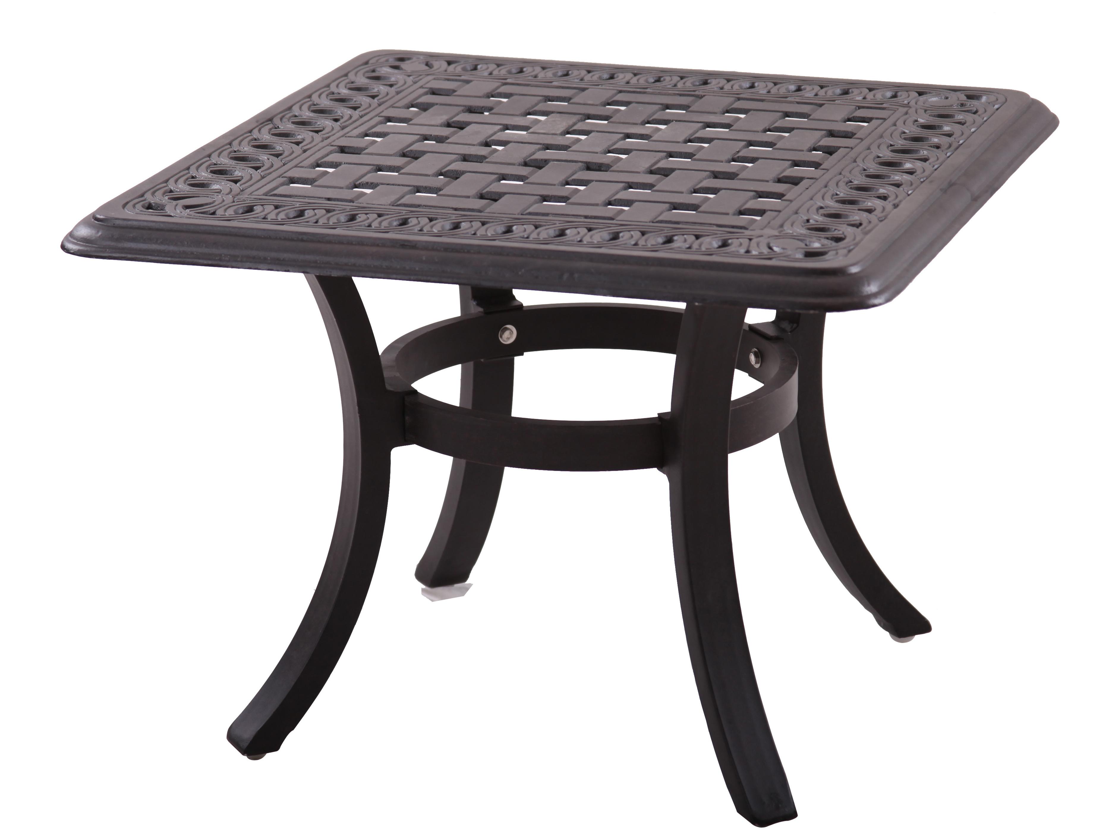 Darlee Outdoor Living Santa Anita Cast Aluminum Antique Bronze 6 Piece Deep Seating Lounge Set