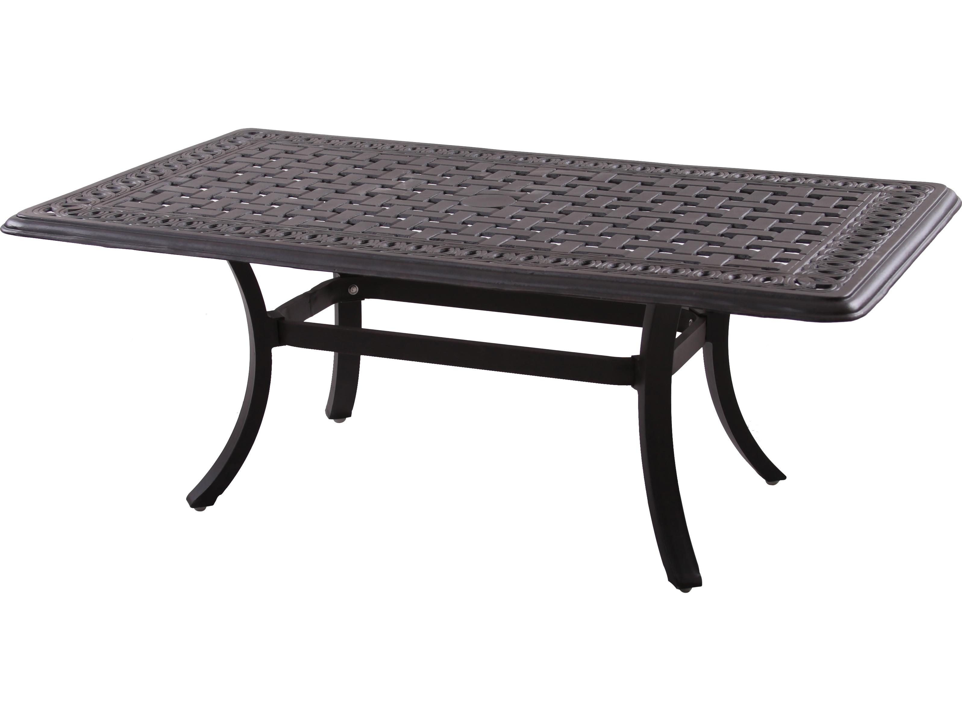 Darlee Outdoor Living Santa Anita Cast Aluminum Antique Bronze 6 Piece Deep Seating Lounge Set