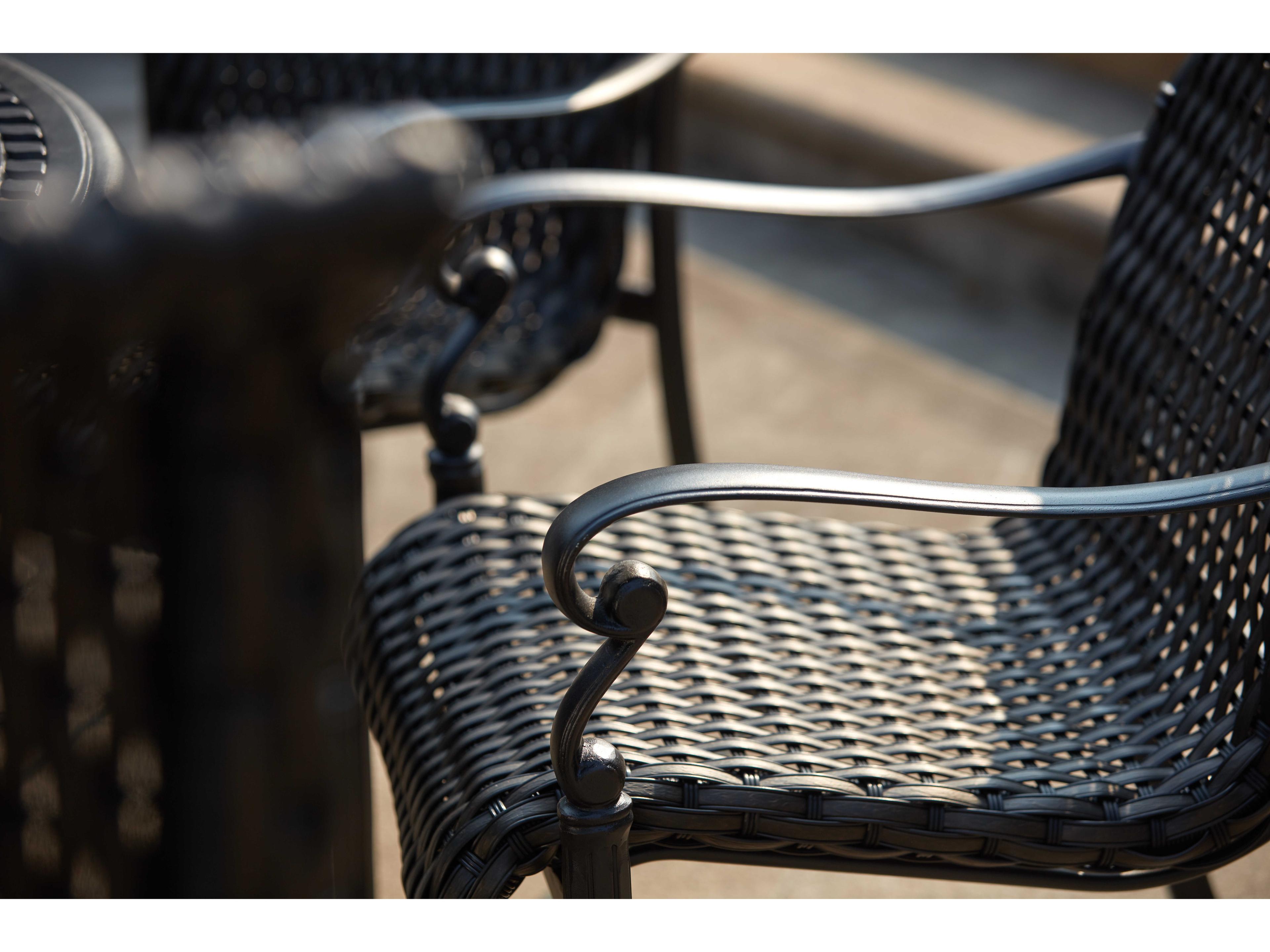 Darlee Outdoor Living Victoria Wicker Espresso 11 Piece Dining Set