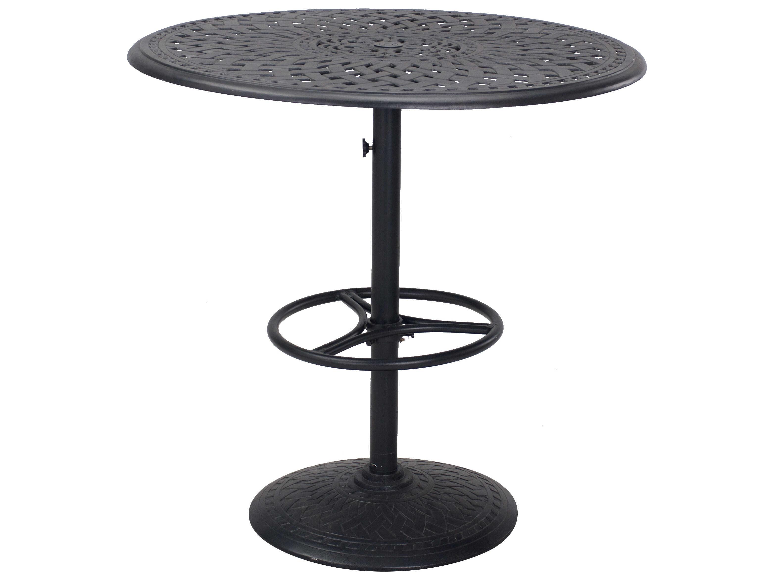 Darlee Outdoor Living Victoria Wicker Espresso 5 Piece Bar Set